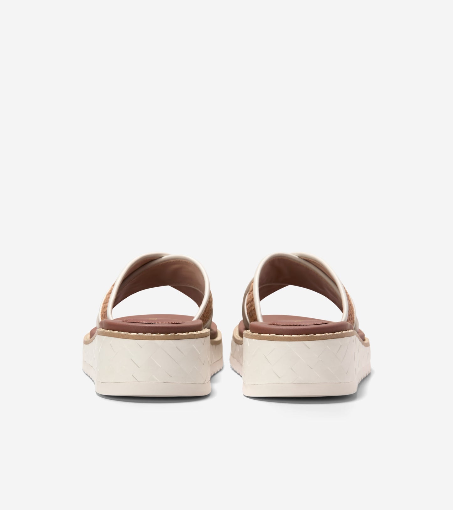 W32816:TAN RAFFIA/IVORY