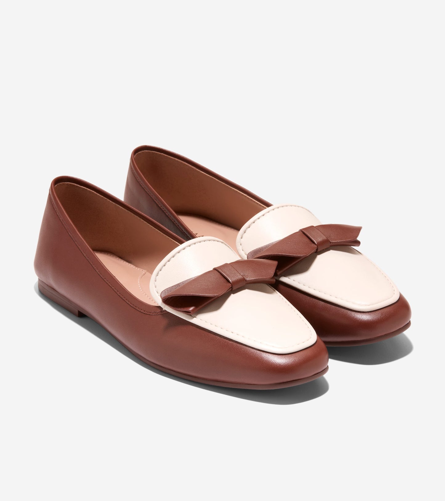 W34283:CH DK CUOIO/IVORY LTR