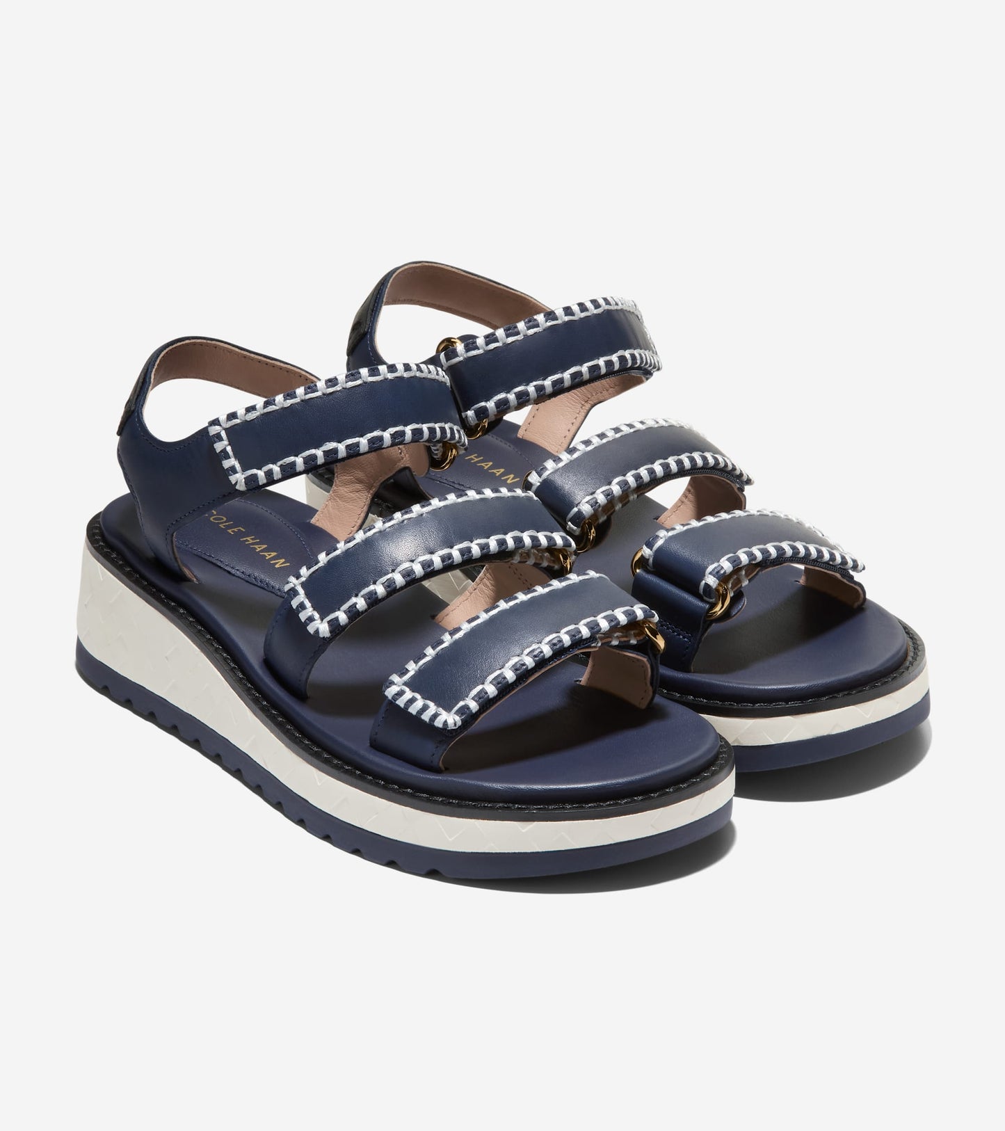 Women's Grandprø Daylin Wedge Triple Strap Sandals