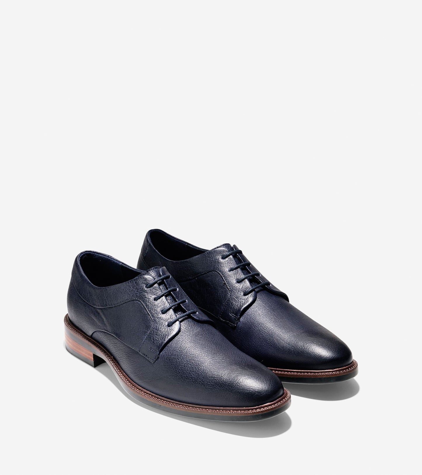 ColeHaan-Warren Plain Toe Oxford-c21428-Blazer Blue Tumble