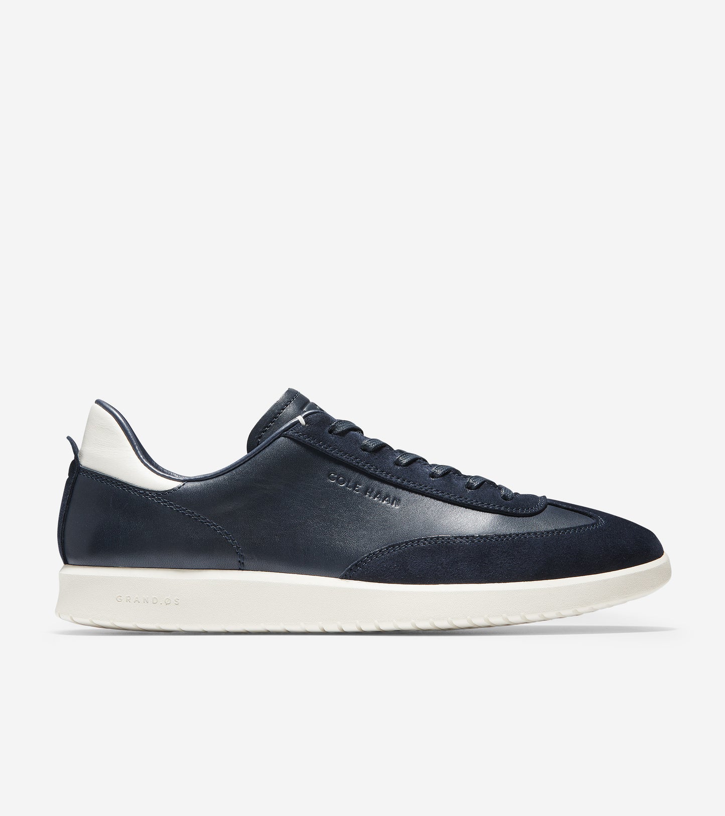 ColeHaan-GrandPrø Turf Sneaker-c29163-Navy Ink Tumbled-Navy Suede