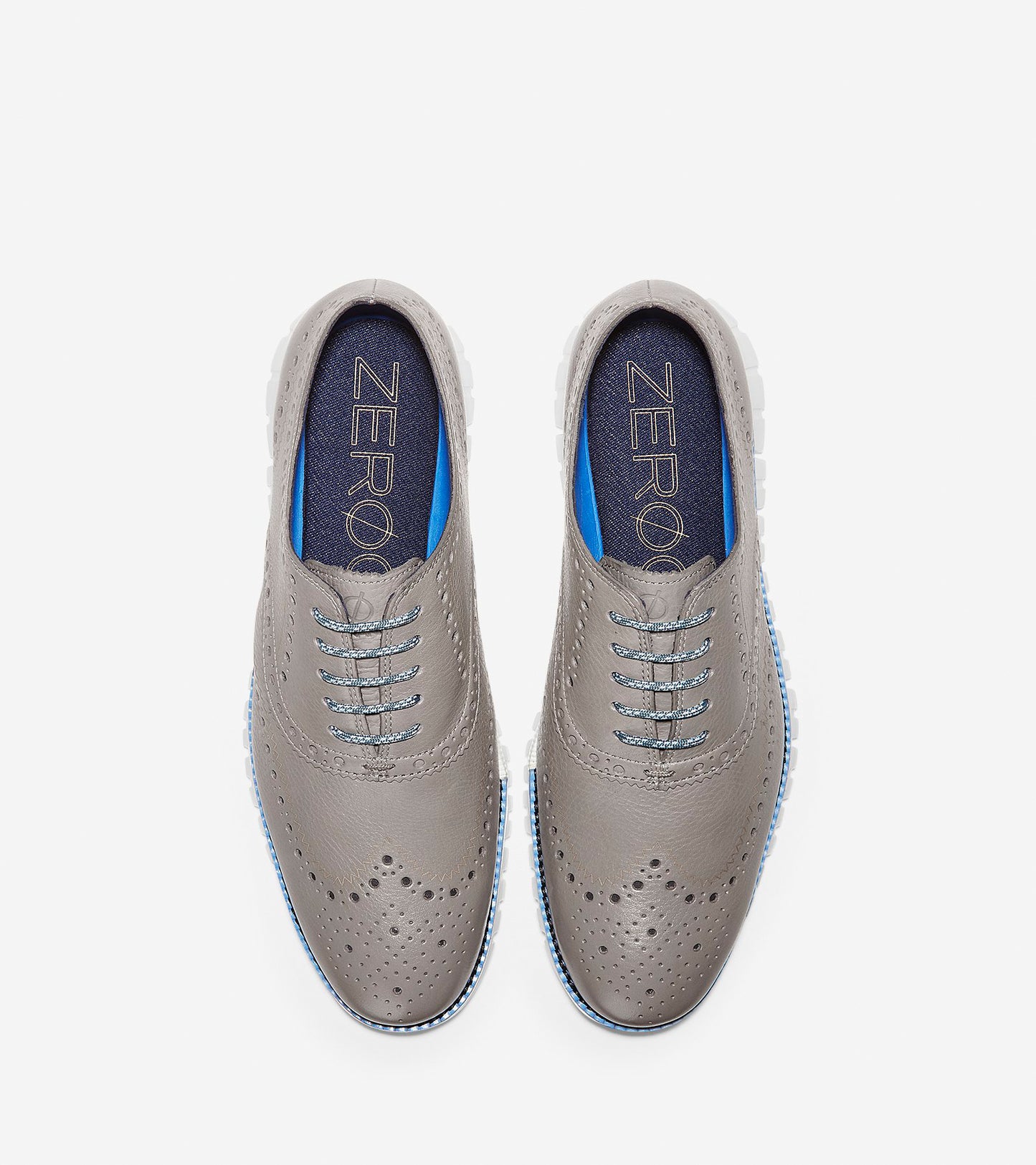 ColeHaan-ZERØGRAND Wingtip Oxford-c29479-Ironstone Leather-skyline Blue-optic Whi