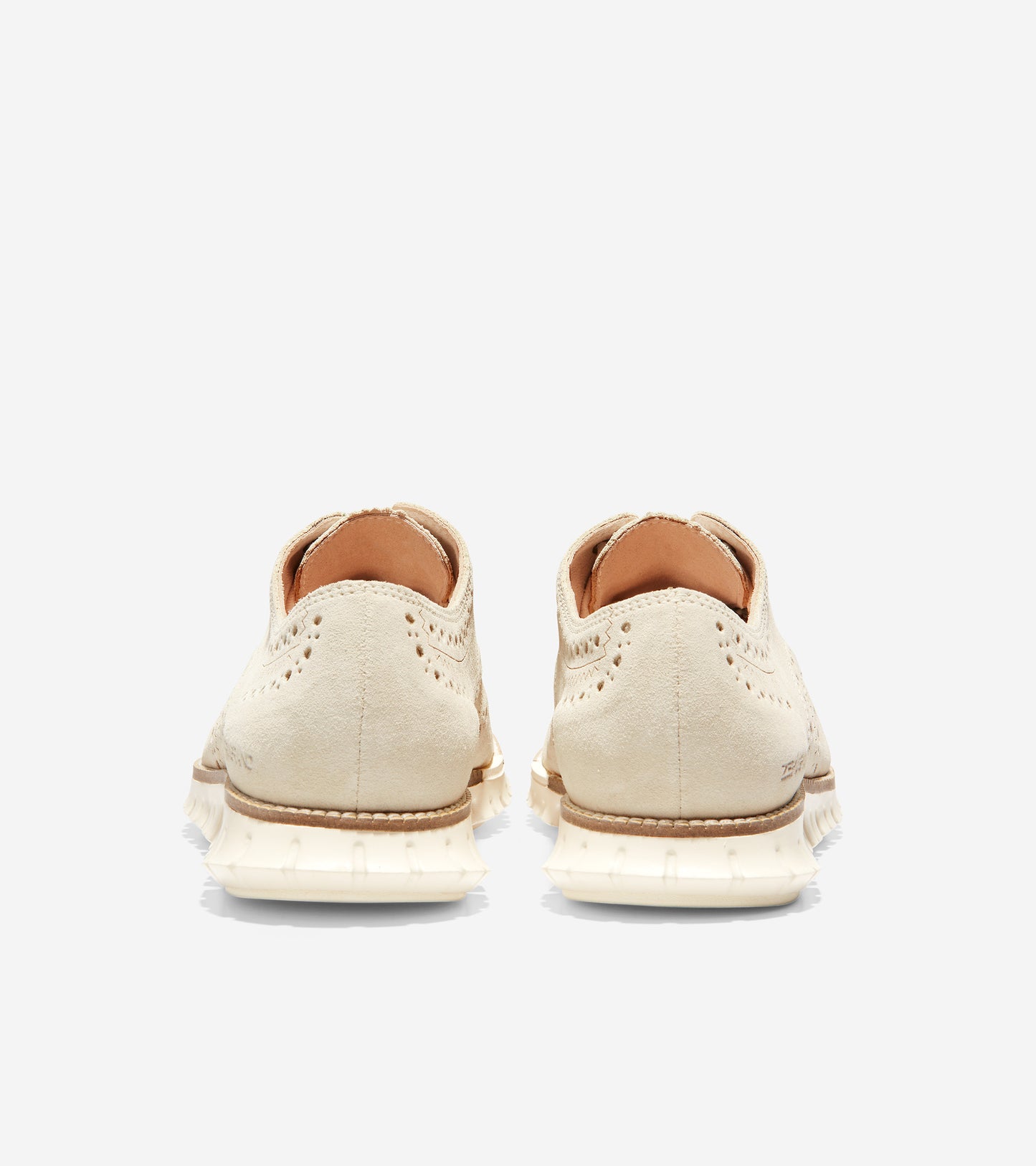 ColeHaan-ZERØGRAND Wingtip Oxford-c31160-Ivory Suede