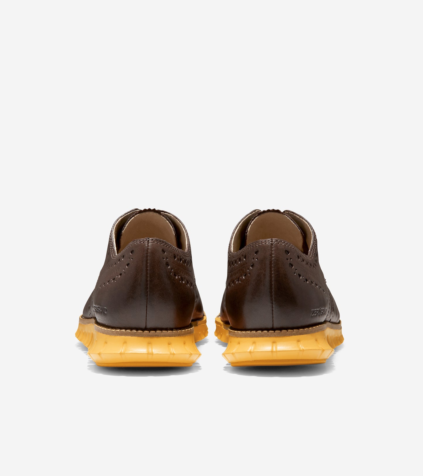 ColeHaan-ZERØGRAND Wingtip Oxford-c31168-Bracken Leather-Golden Rod