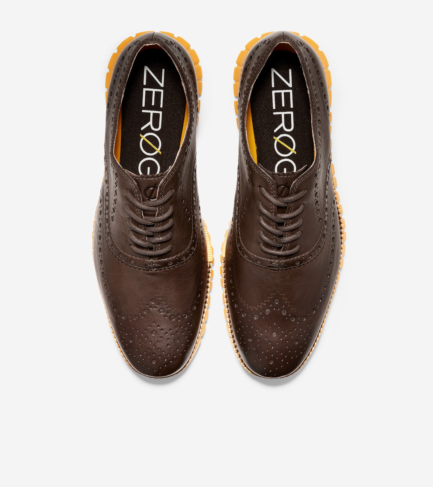 ColeHaan-ZERØGRAND Wingtip Oxford-c31168-Bracken Leather-Golden Rod