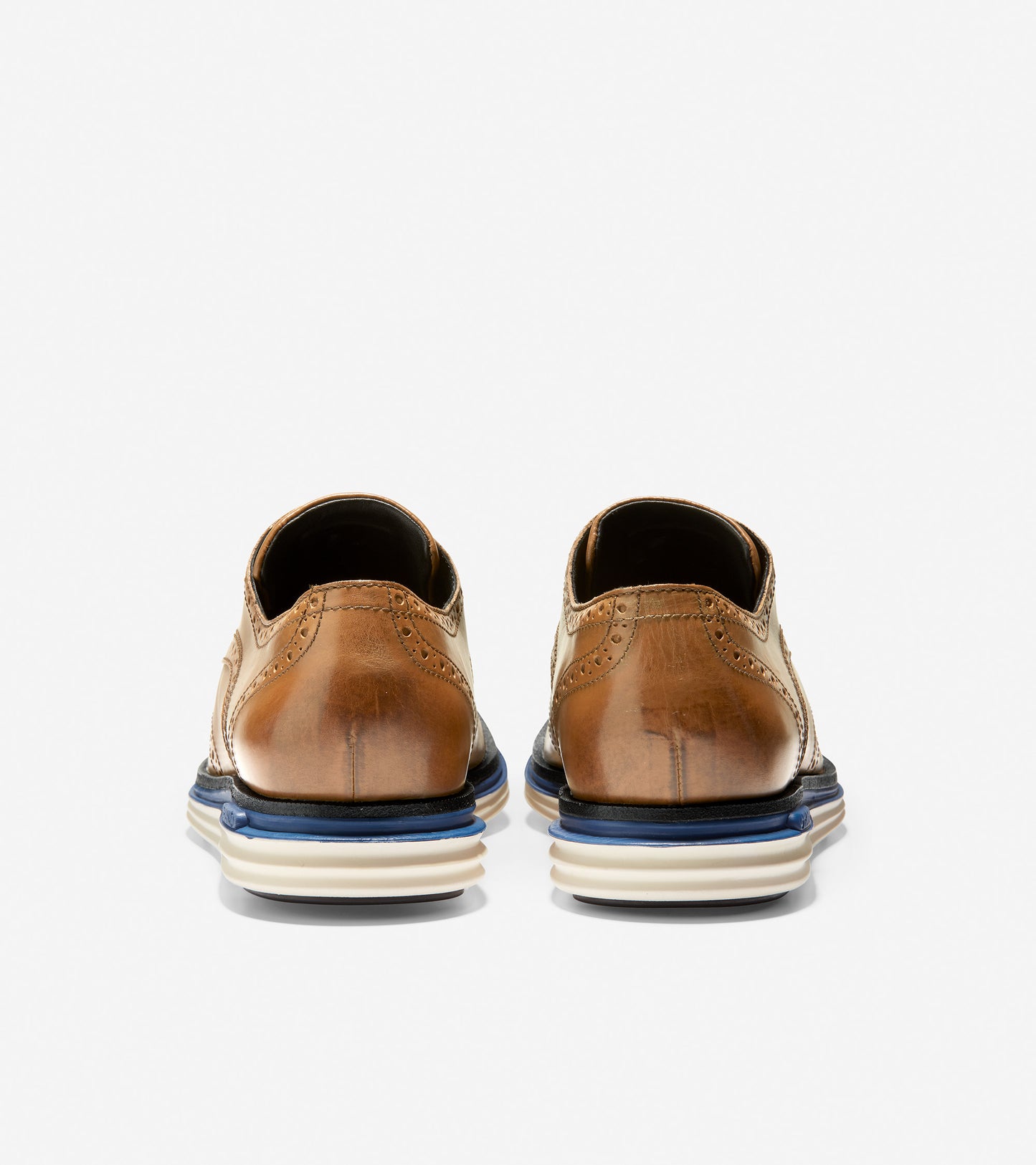 ColeHaan-ØriginalGrand Lux Wingtip Oxford-c31549-Safari Leather-True Blue-Ivory