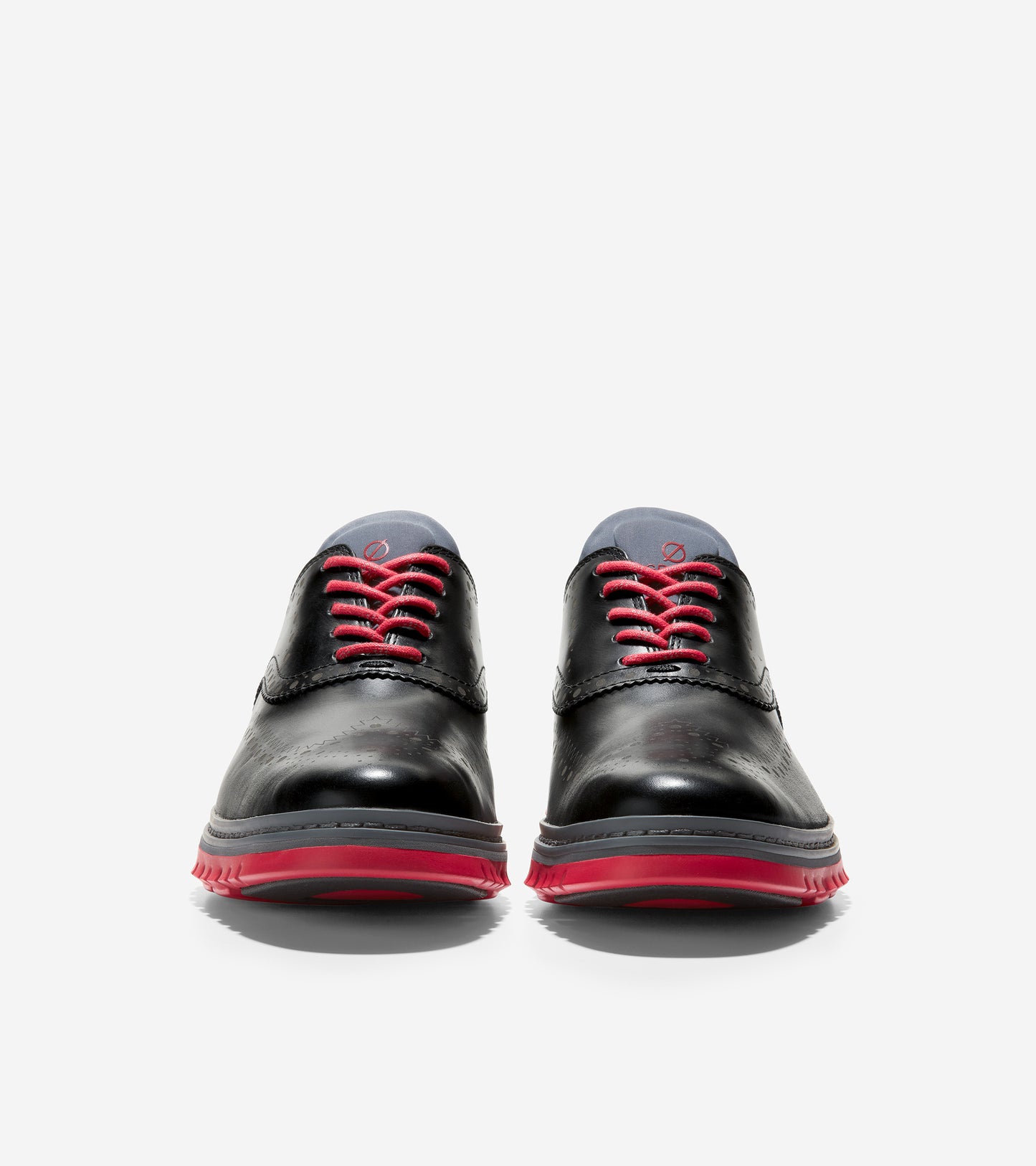 ColeHaan-ZERØGRAND Wingtip Oxford-c31677-Black-Tango Red