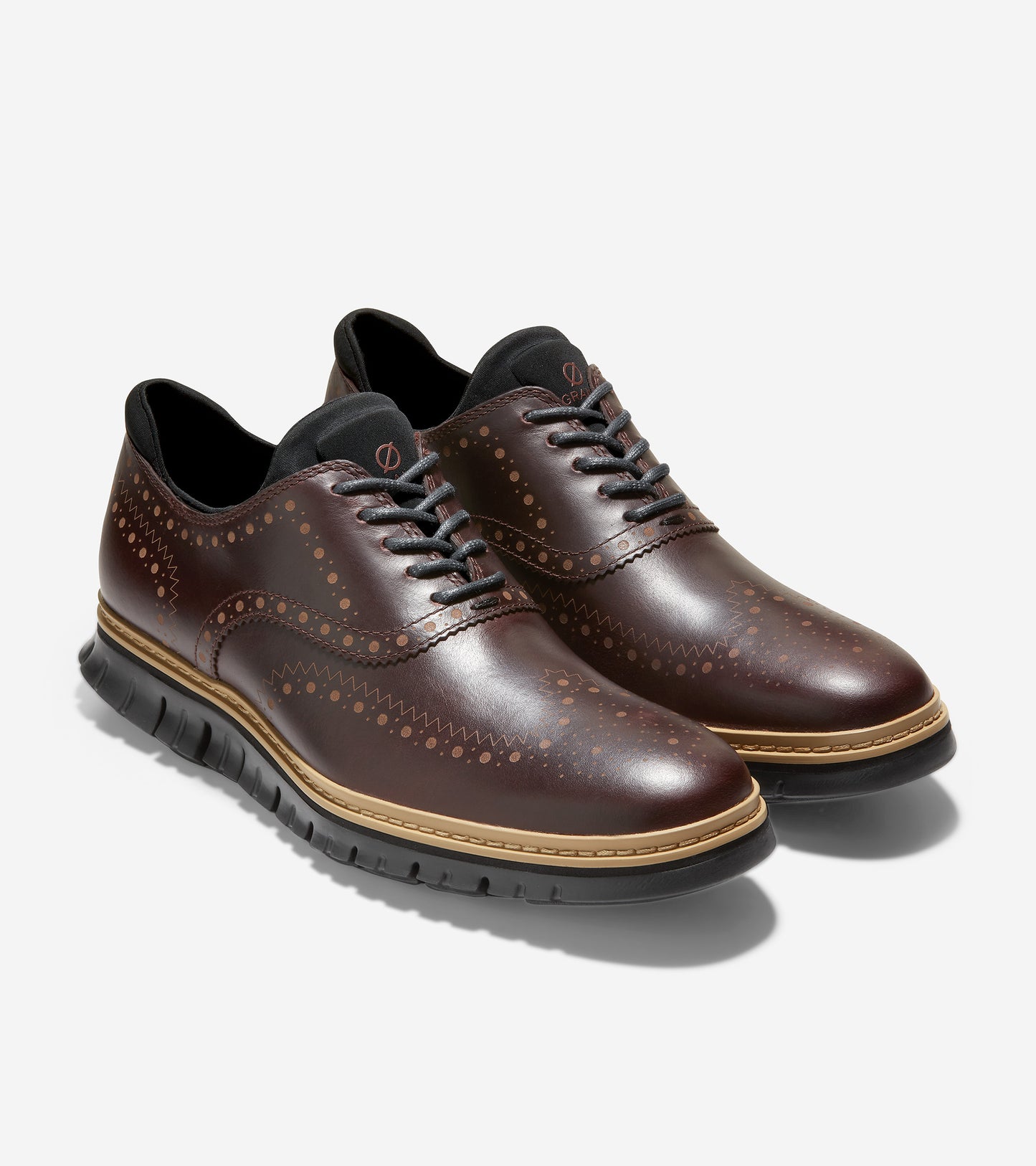 ColeHaan-ZERØGRAND Wingtip Oxford-c31685-Deep Mahogany