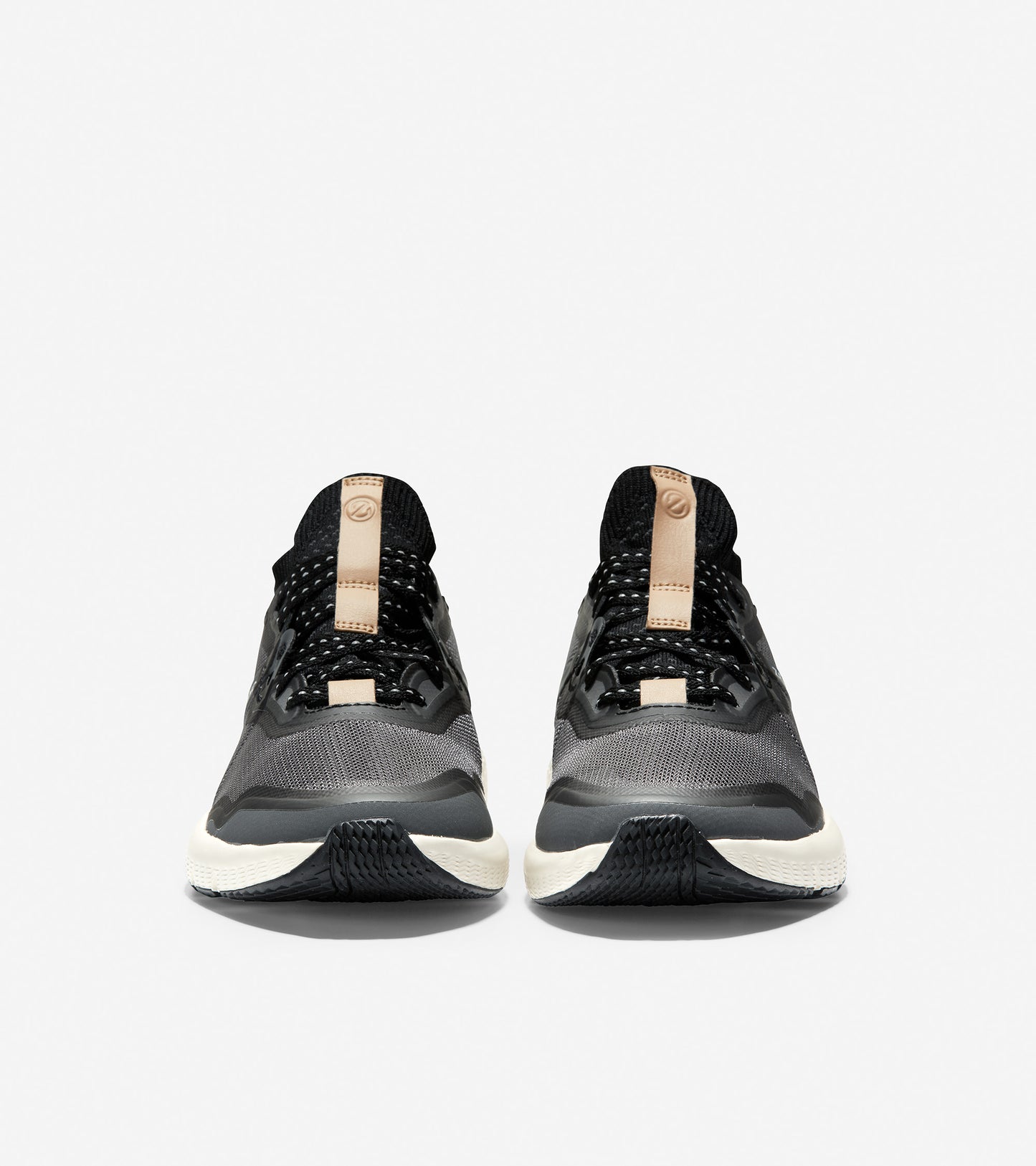 ColeHaan-ZERØGRAND Overtake Running Shoe-c32108-Grey Pinstripe-Black-Ivory