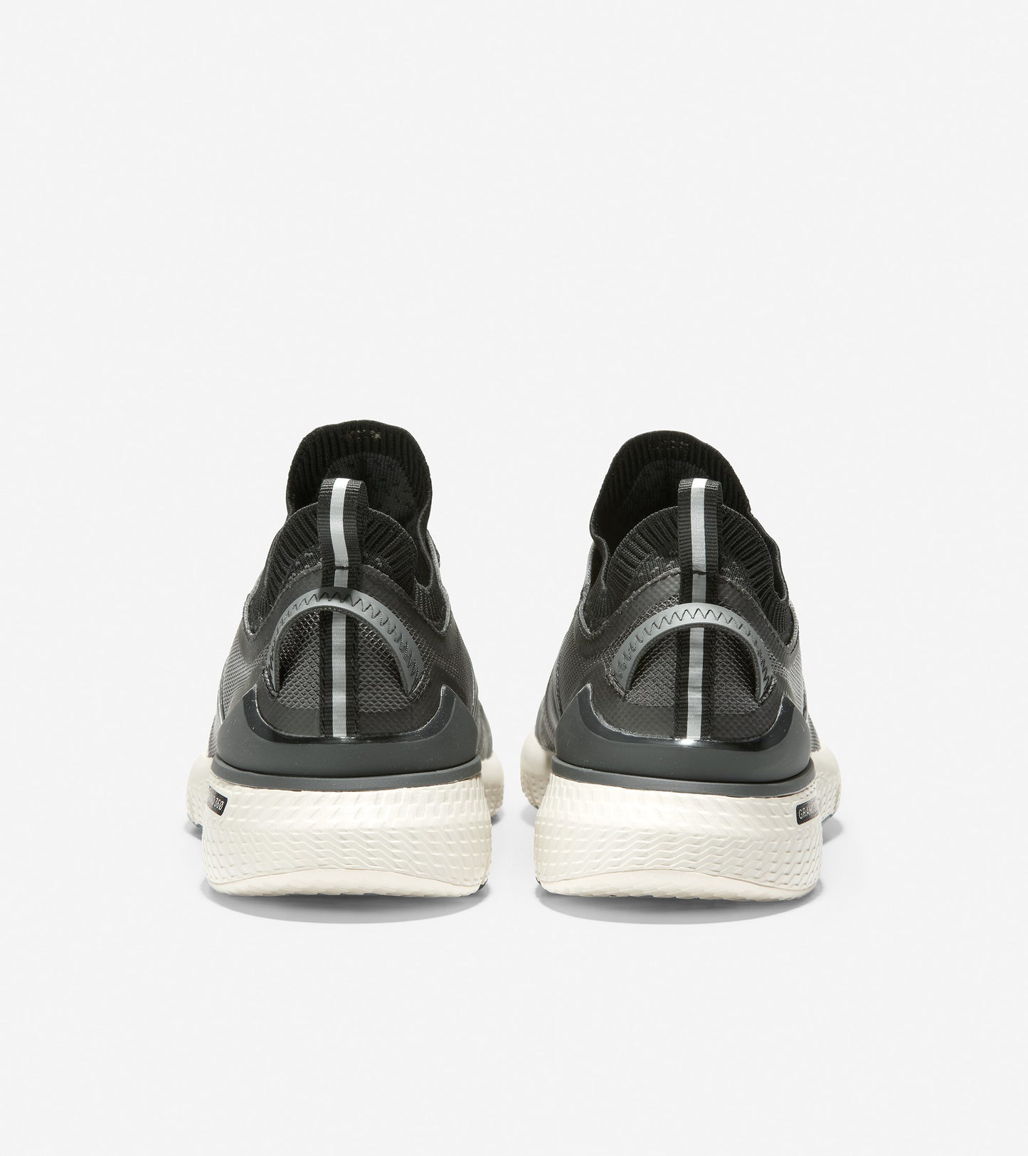 ColeHaan-ZERØGRAND Overtake Running Shoe-c32108-Grey Pinstripe-Black-Ivory