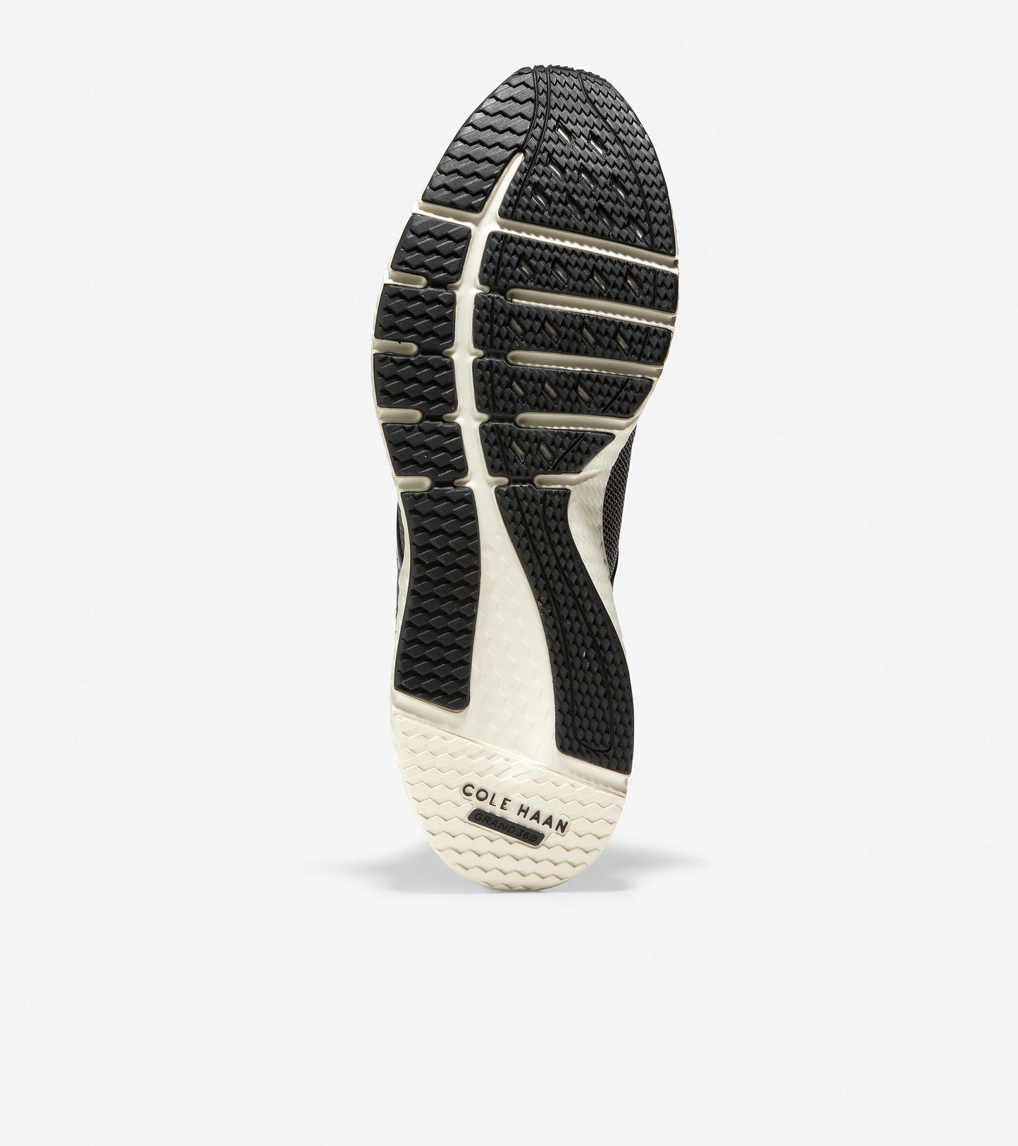 ColeHaan-ZERØGRAND Overtake Running Shoe-c32108-Grey Pinstripe-Black-Ivory