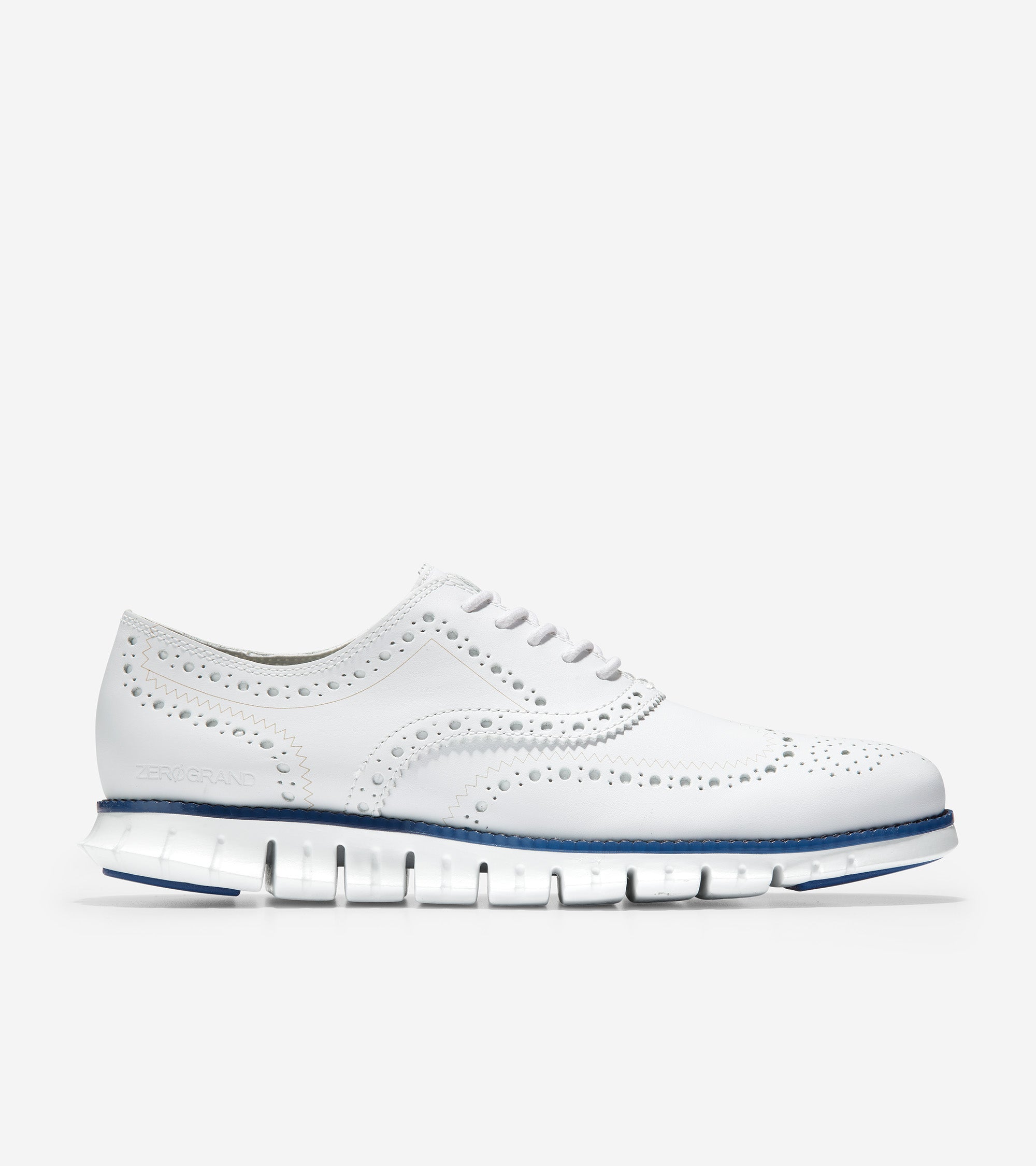 ZEROGRAND Wingtip Oxford C32123 OPTIC WHITE LEATHER TRUE BLUE Cole Haan Saudi Arabia