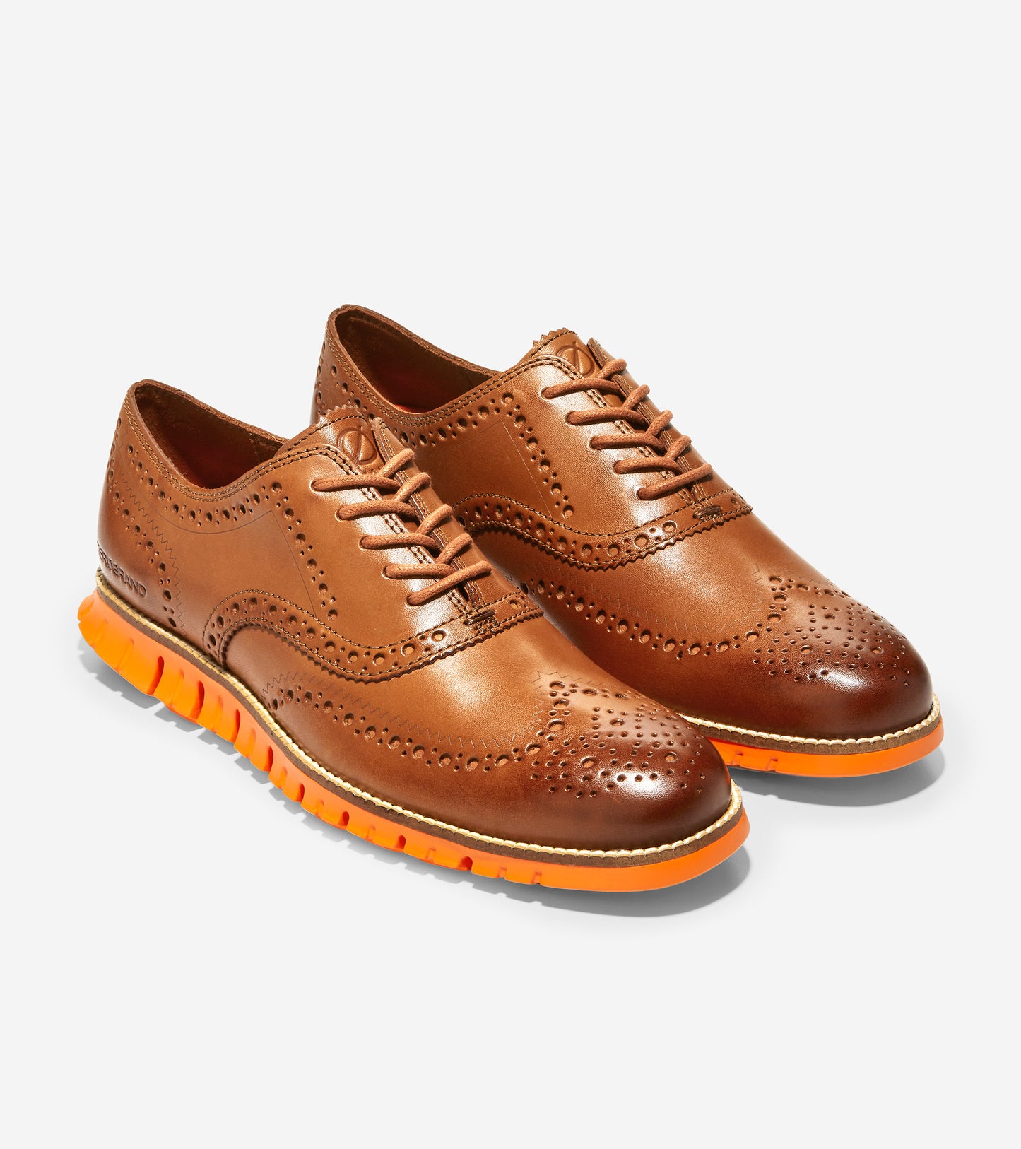 ColeHaan-ZERØGRAND Wingtip Oxford-c33181-British Tan