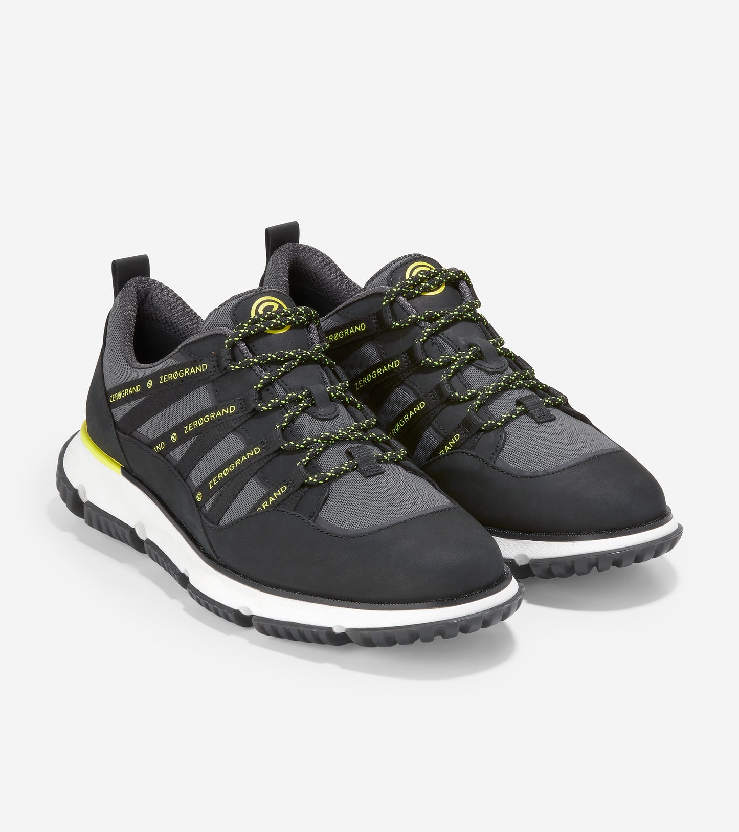 ColeHaan-4.ZERØGRAND Seventy-Five Sneaker-c33823-Black-Grey Pinstripe-Safety Yellow