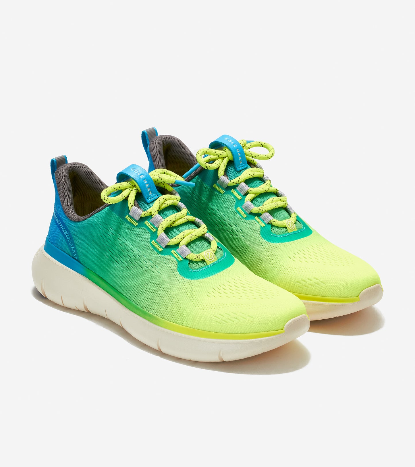 ColeHaan-ZERØGRAND Journey Running Sneaker-c34219-Blue-Lime Green