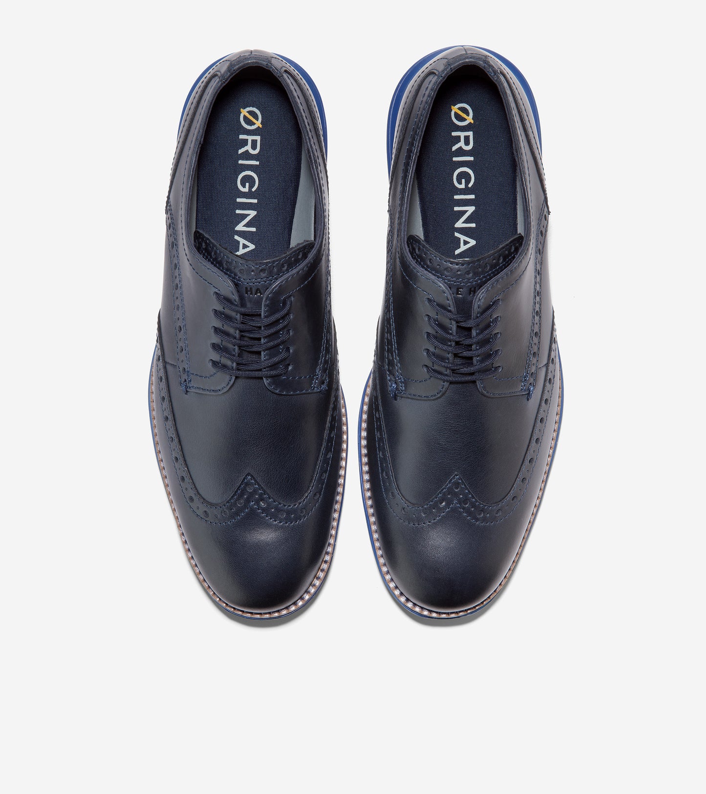 c35627-Men's ØriginalGrand Wingtip Oxford-Navy-Blue