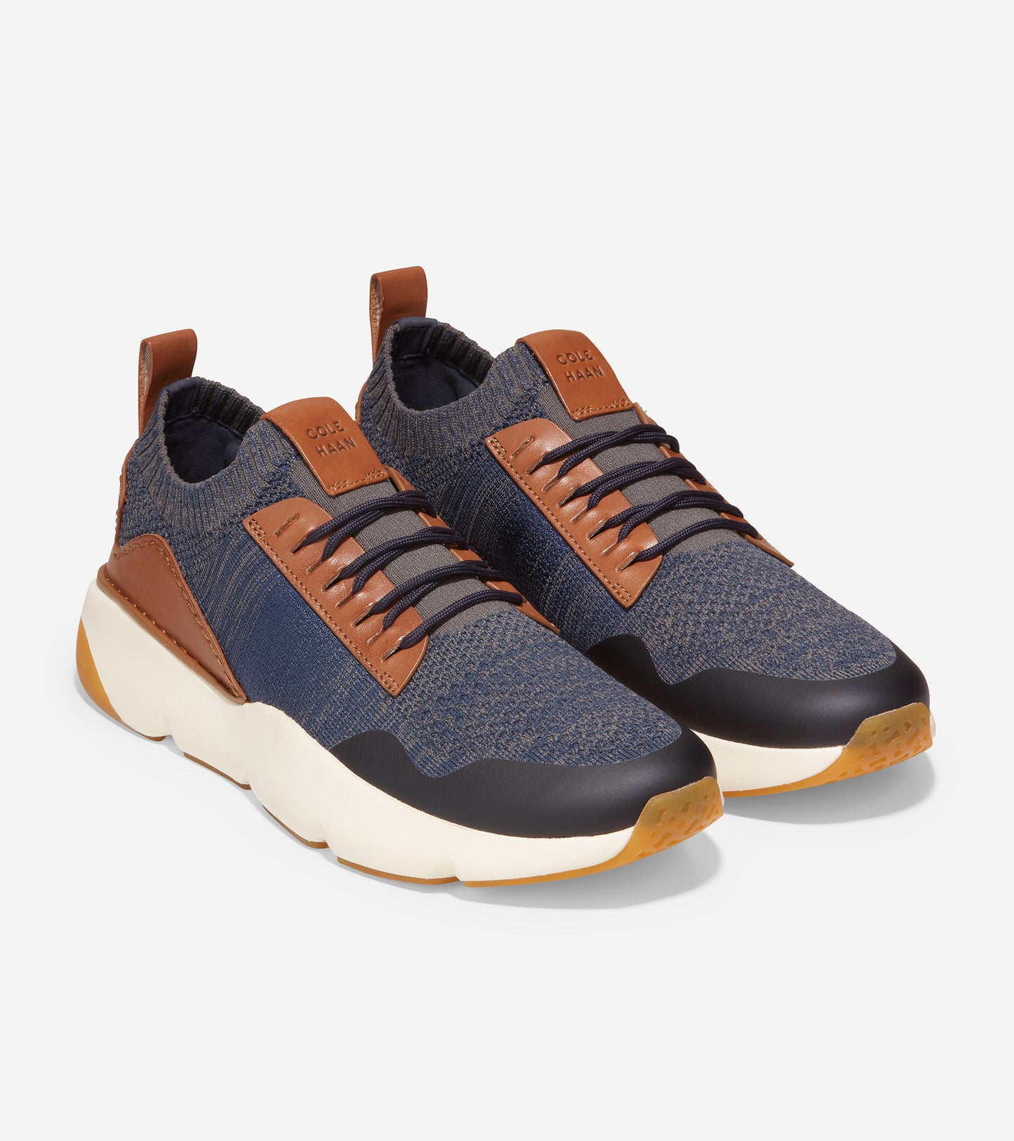 c36457-ZERØGRAND All-Day Trainer-Marine Blue Knit-British Tan