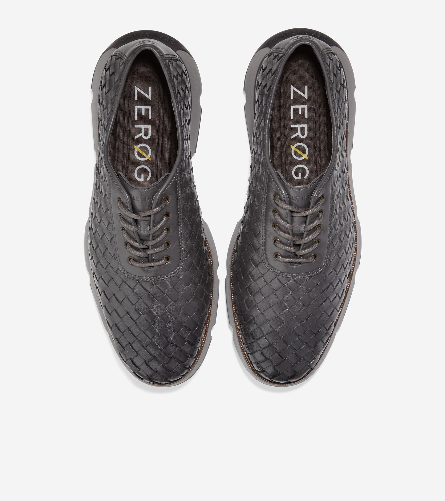 c36525-4.ZERØGRAND Hand-Woven Oxford-Pavement Leather-Titanium