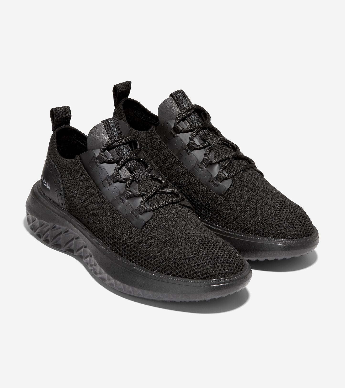 Men's ZERØGRAND Work From Anywhere Oxford-C36617-Black/Black