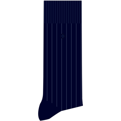 1PK 10x1 Ribbed Crew - ML-CHM201DR39002-NAVY