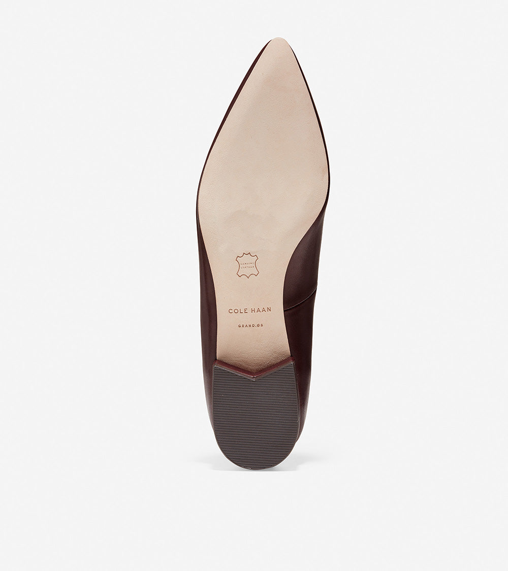 ColeHaan-Dellora Skimmer Flat -w14077-Brown