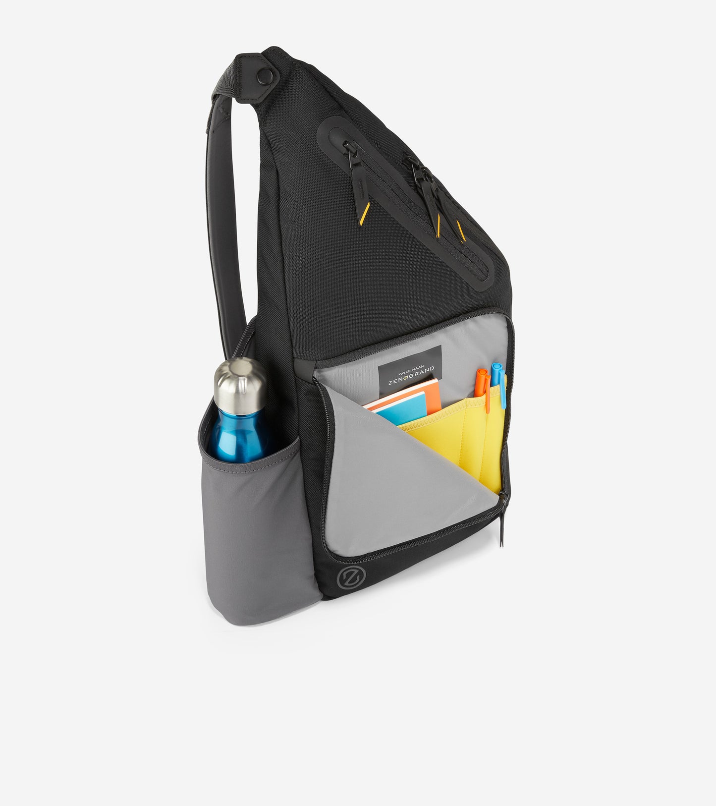 f11993-ZERØGRAND City Sling Bag-Black