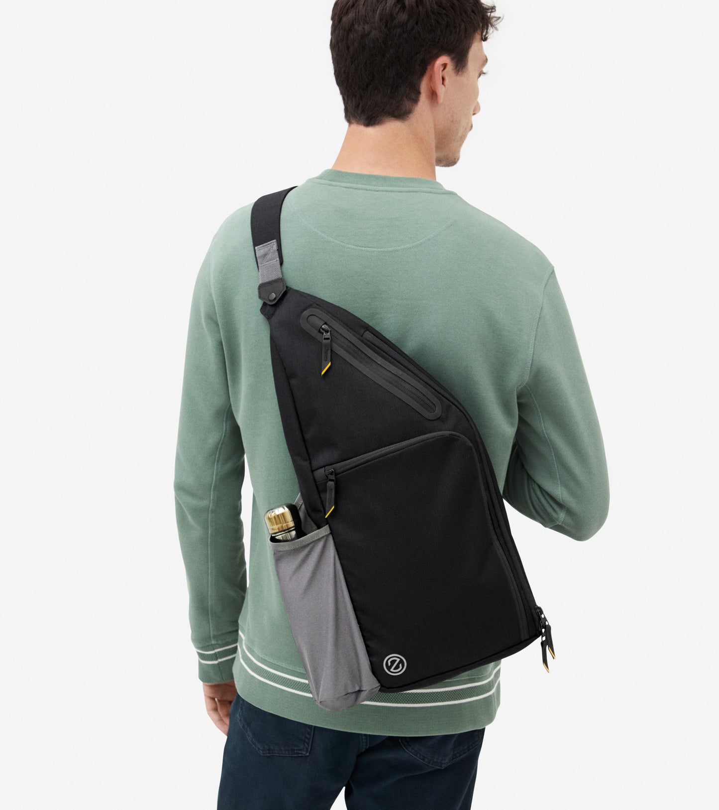 f11993-ZERØGRAND City Sling Bag-Black
