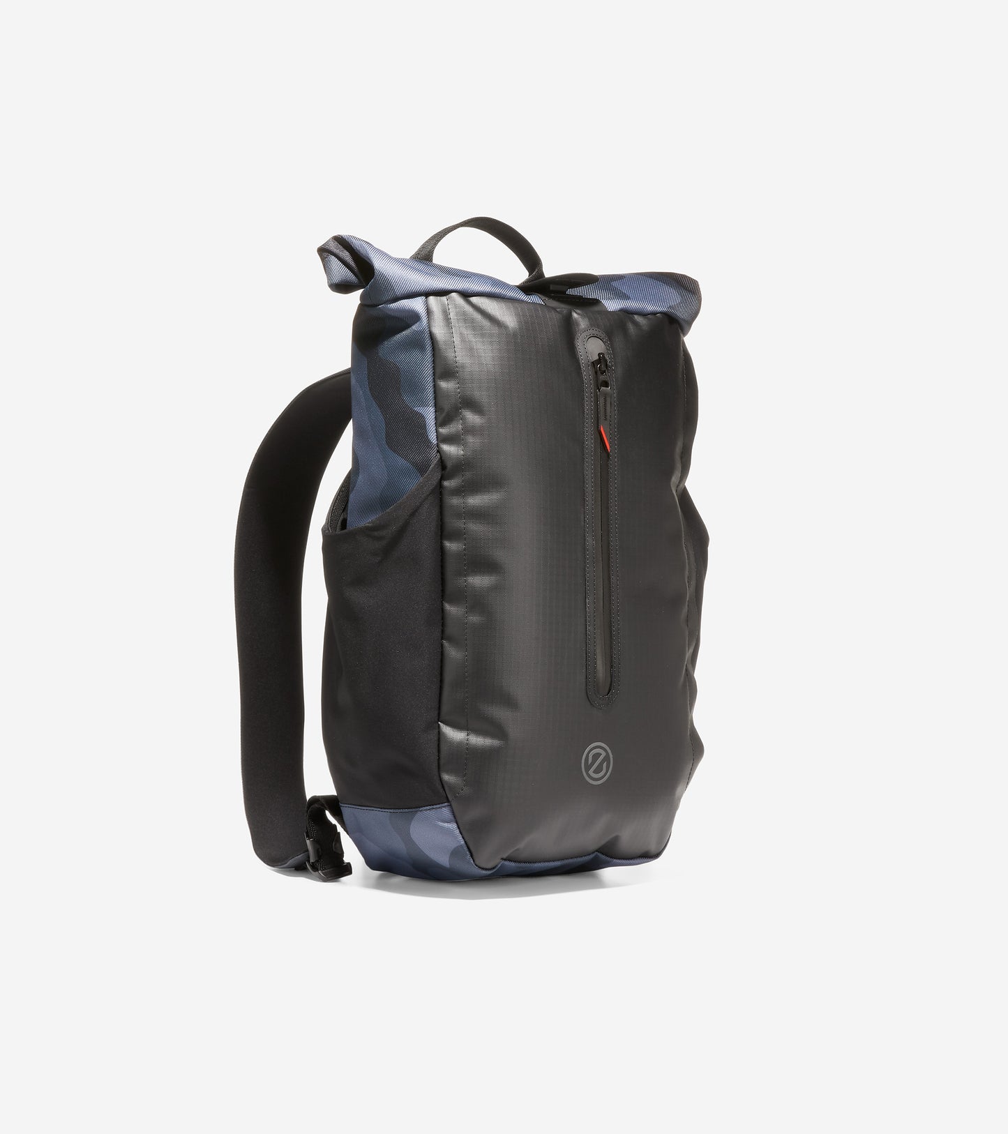 f12092-ZERØGRAND Roll Top Backpack-Midnight Camo