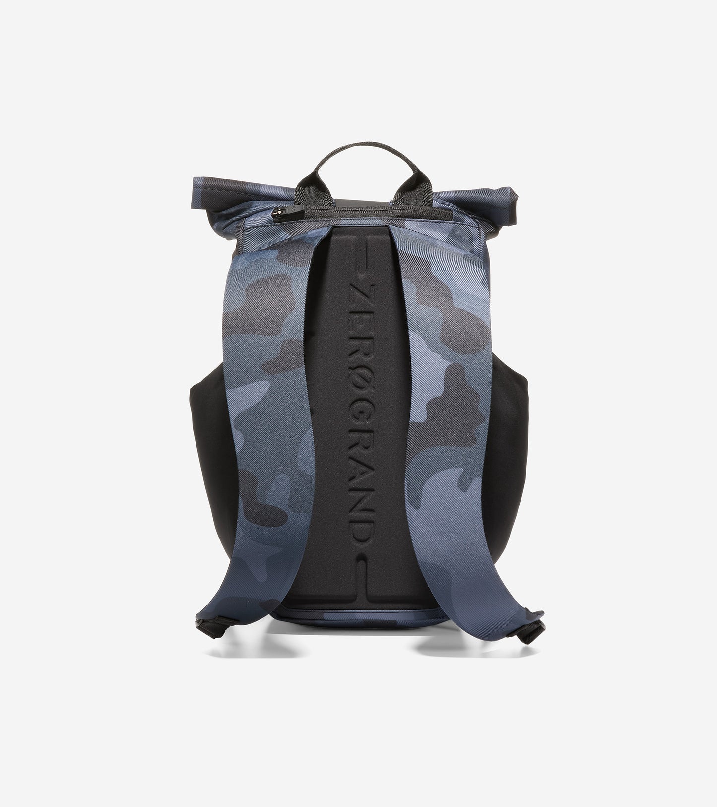 f12092-ZERØGRAND Roll Top Backpack-Midnight Camo