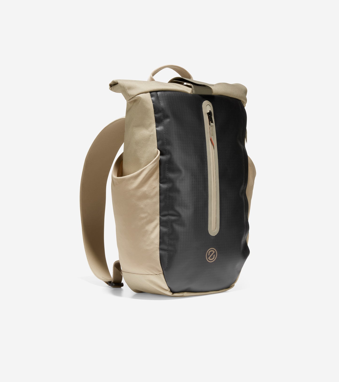 f12114-ZERØGRAND Roll Top Backpack-Safari