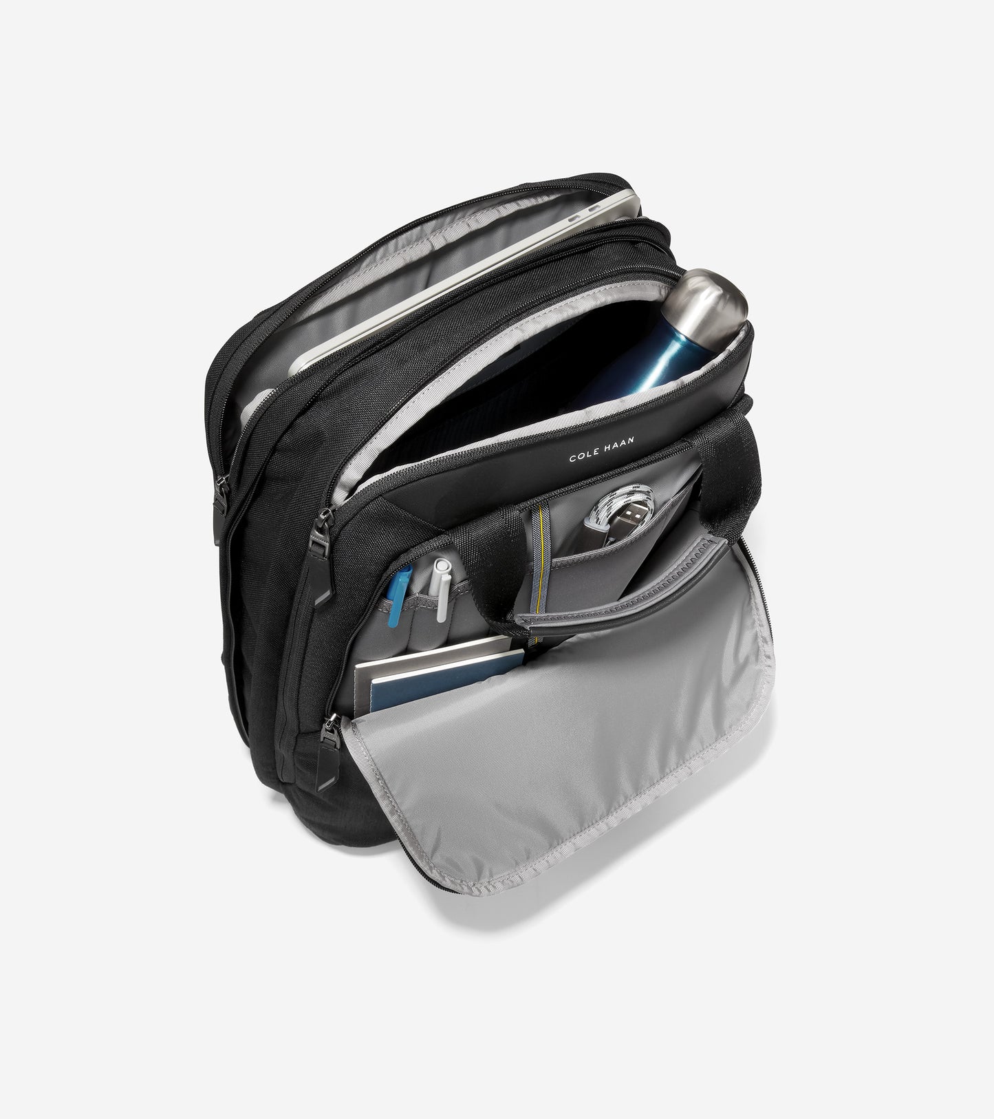 F12146-ZERØGRAND 2-in-1 Backpack-Black
