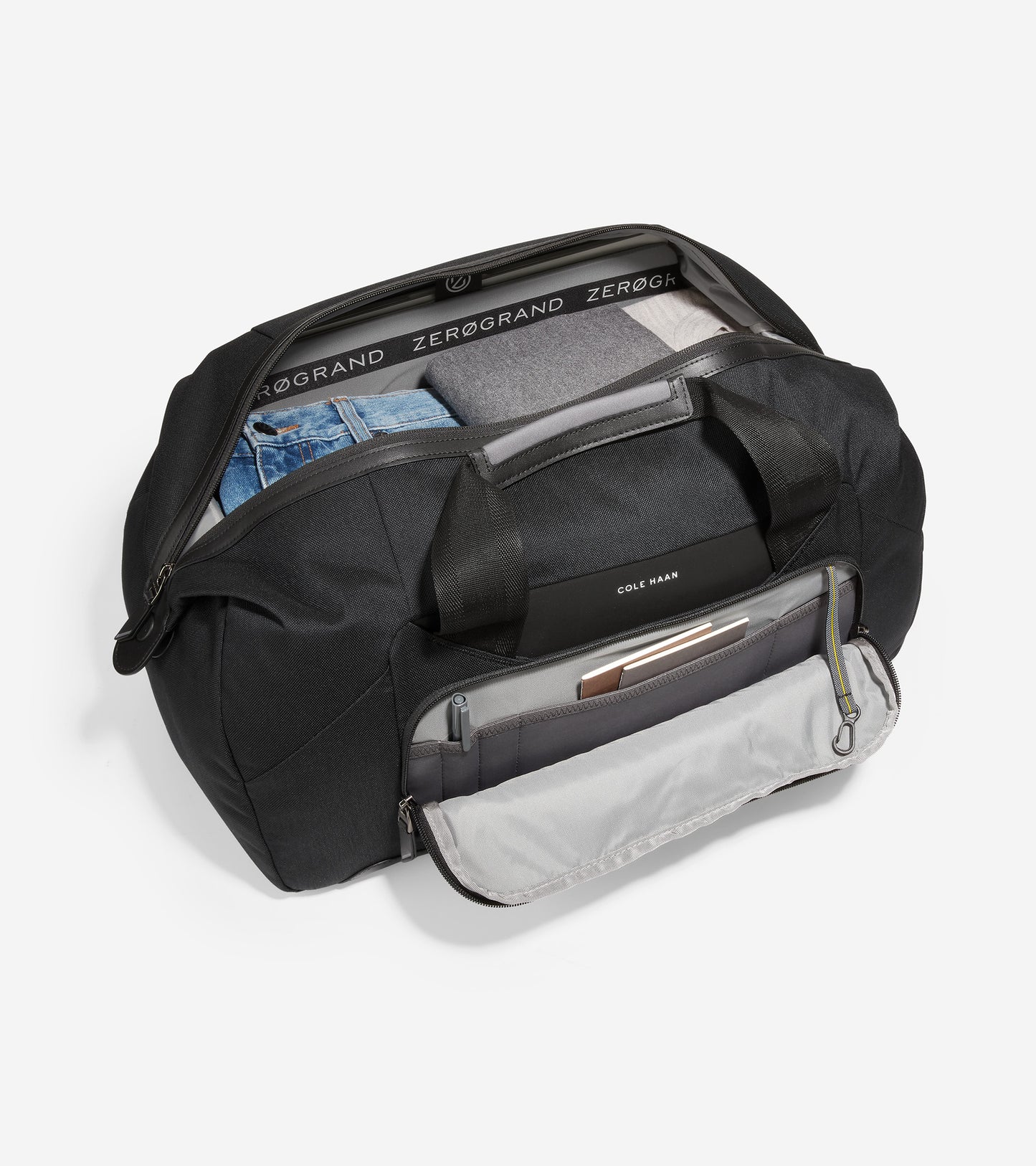 F12160-ZERØGRAND Duffle Bag-Black