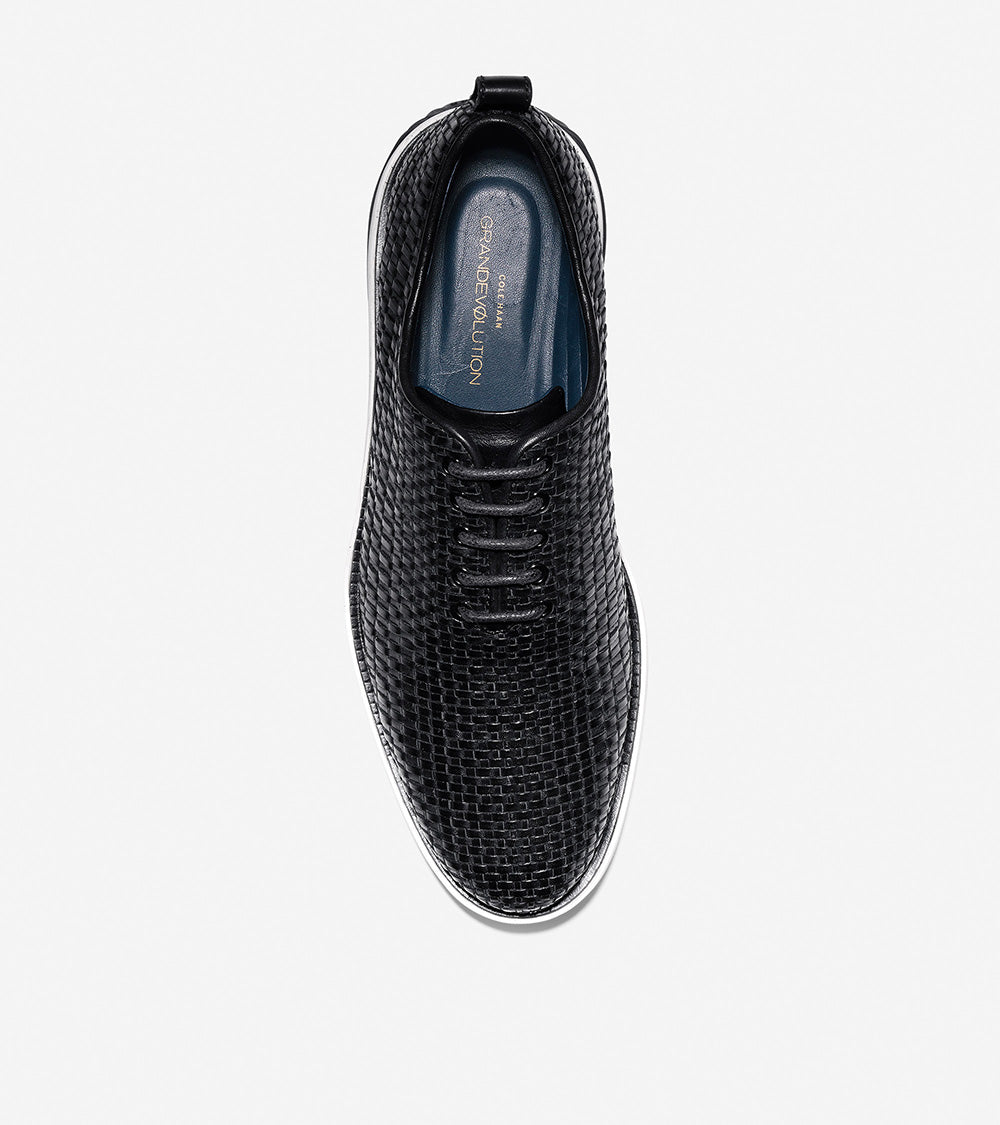 ColeHaan-Grand Evolution Woven Oxford -c27451-Black