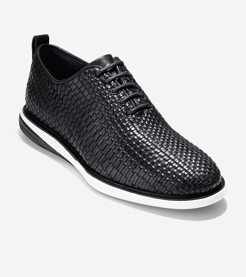 ColeHaan-Grand Evolution Woven Oxford -c27451-Black