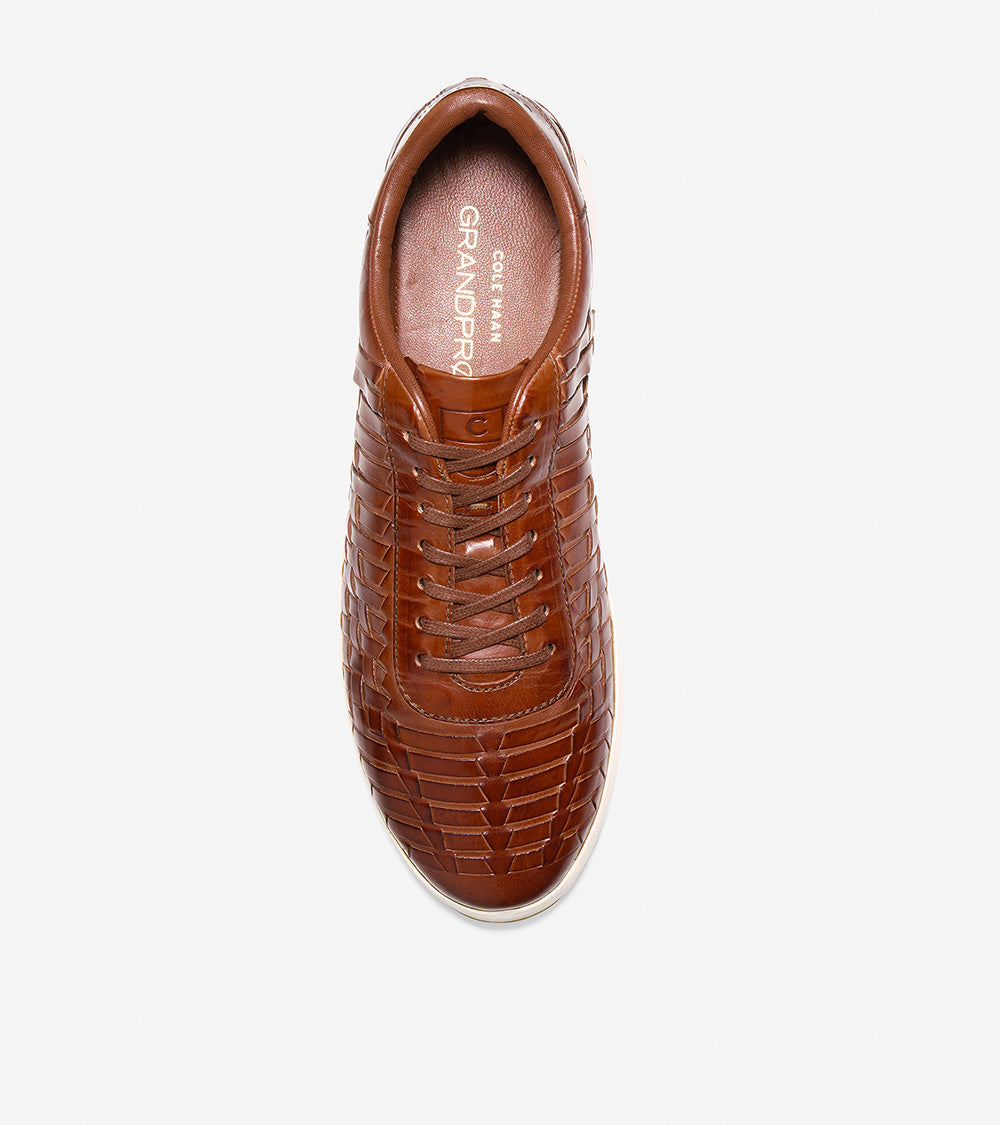 ColeHaan-Grandprø Tennis Hurrache Sneaker-c27278-Brown