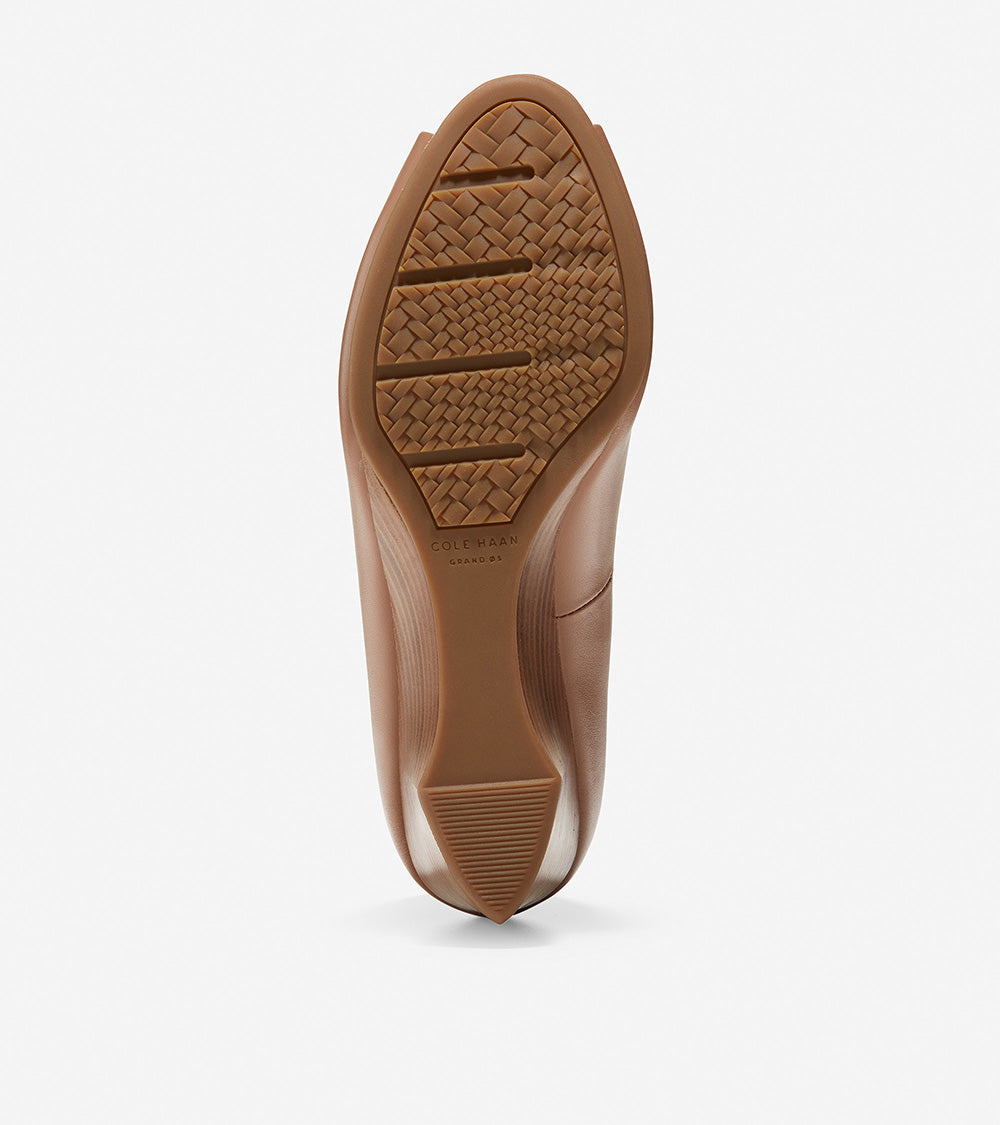 ColeHaan-Sadie Open Toe Wedge -w12739-Brown