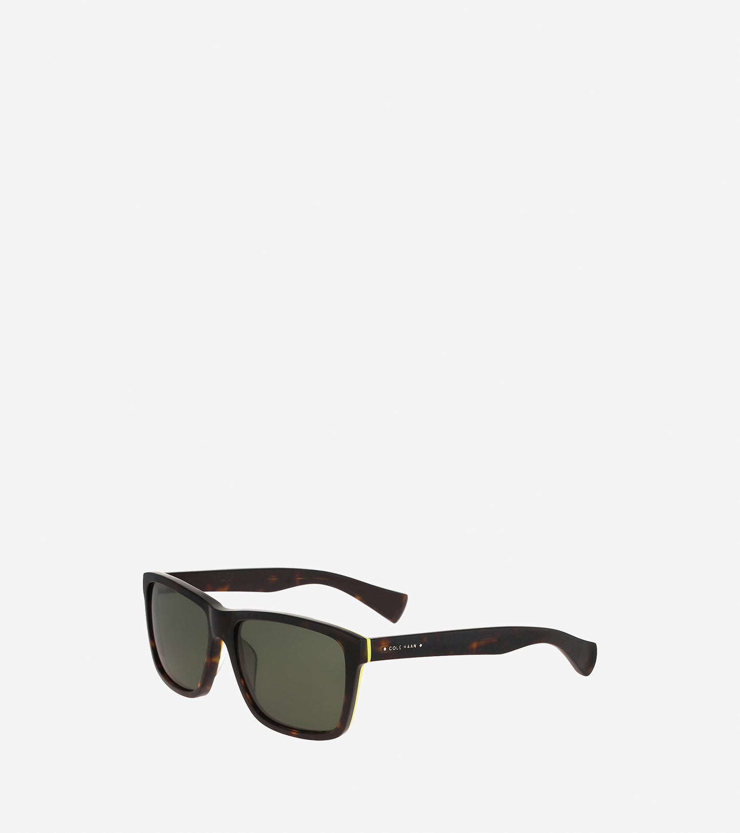 ColeHaan-Modified Rectangle Sunglasses-sg1019-Dark Tortoise
