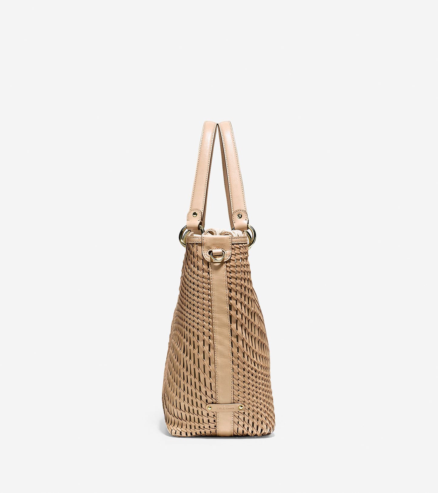ColeHaan-Genevieve Open Weave Tote-u01998-Nude