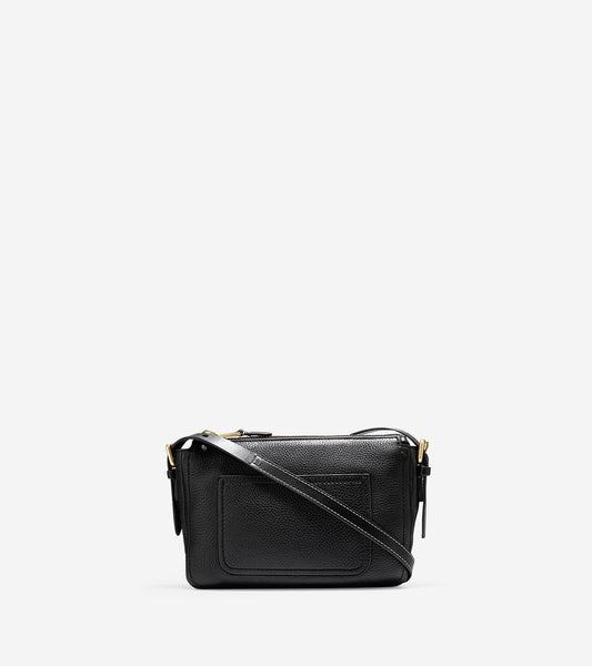 ColeHaan-Loralie Swingpack-u02442-Black Grained Leather