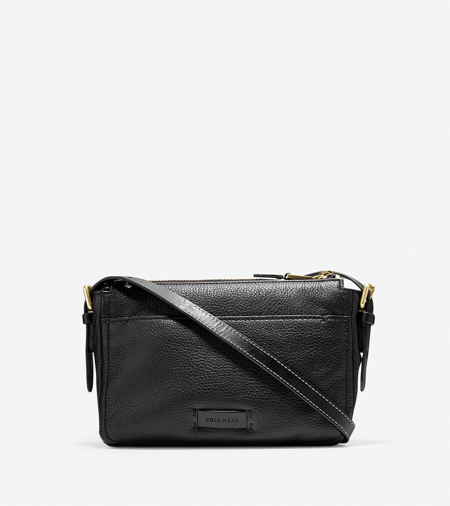 ColeHaan-Loralie Swingpack-u02442-Black Grained Leather