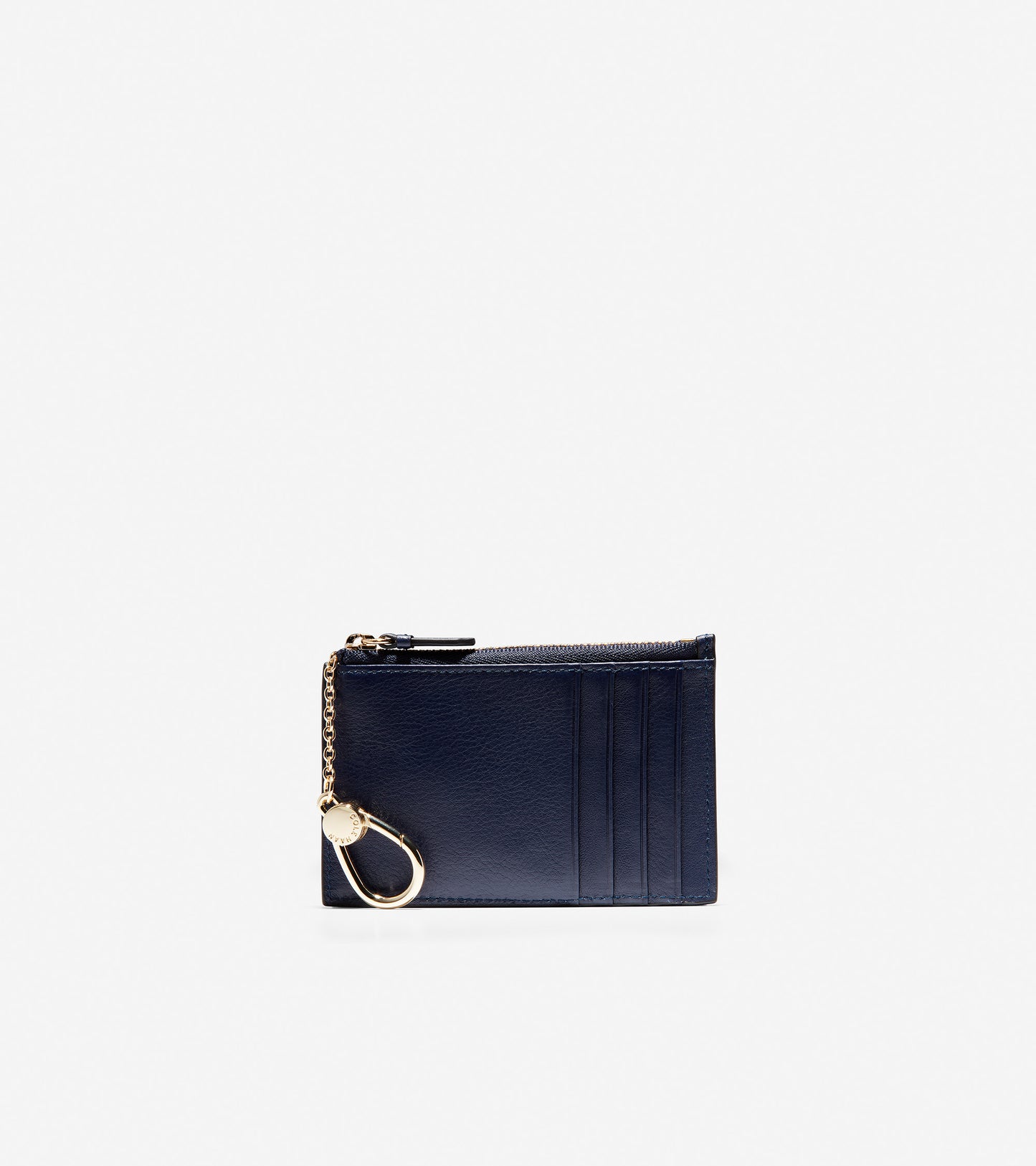 ColeHaan-GRANDSERIES Zip Card Case-u04209-Marine Blue