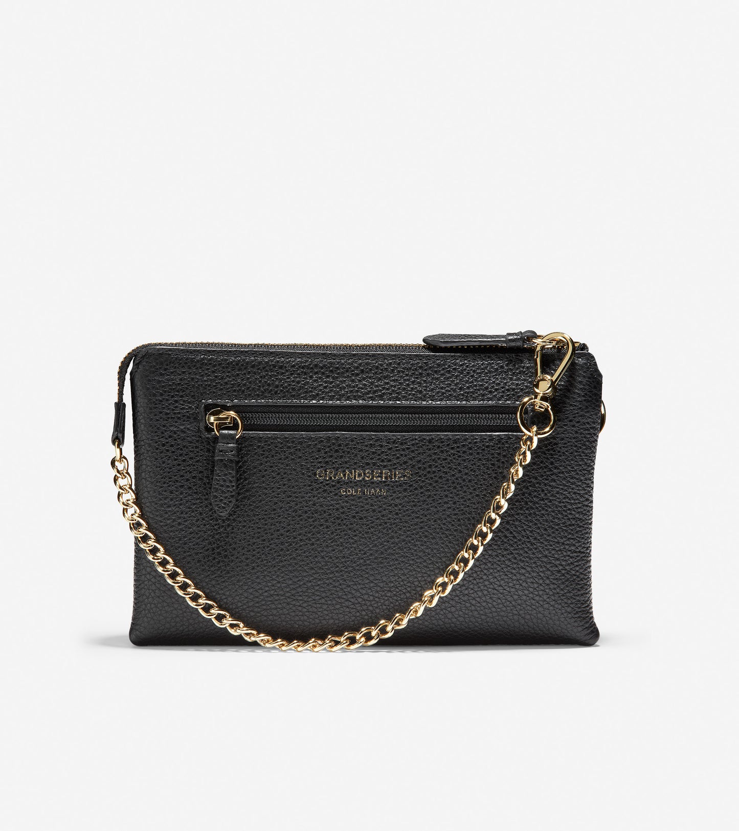 ColeHaan-GRANDSERIES Double Gusset Pouch-u04227-Black
