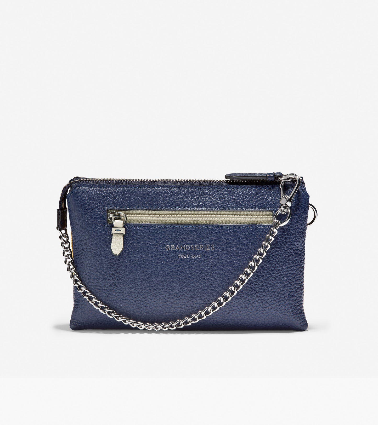 ColeHaan-GRANDSERIES Double Gusset Pouch-u04230-Nugget Gold-Sand