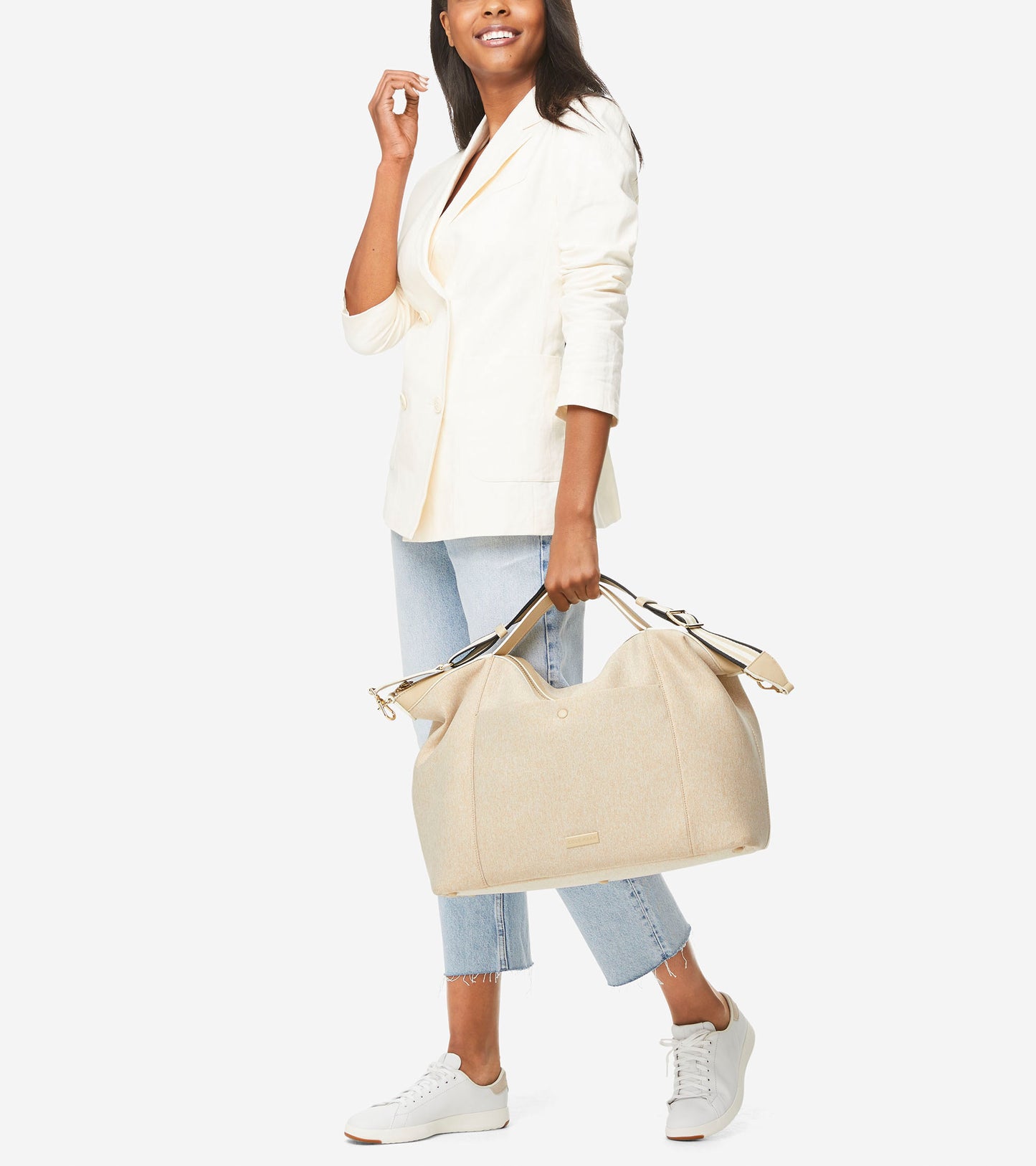 ColeHaan-Grand Ambition Weekender Duffle Bag-u04382-Safari Neoprene