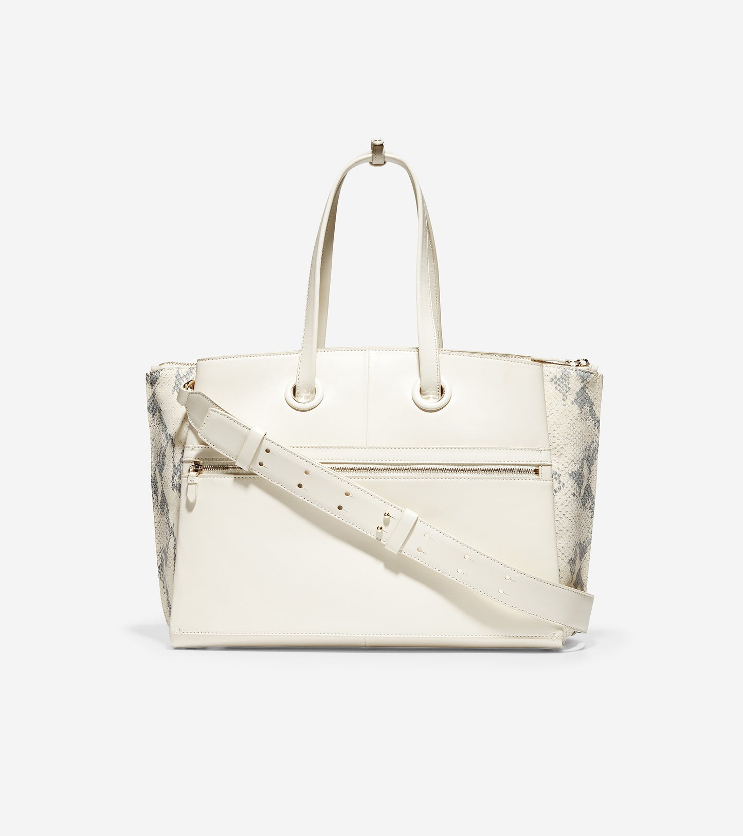 ColeHaan-Grand Ambition Satchel-u04408-Ivory Leather-Ivory Roccia