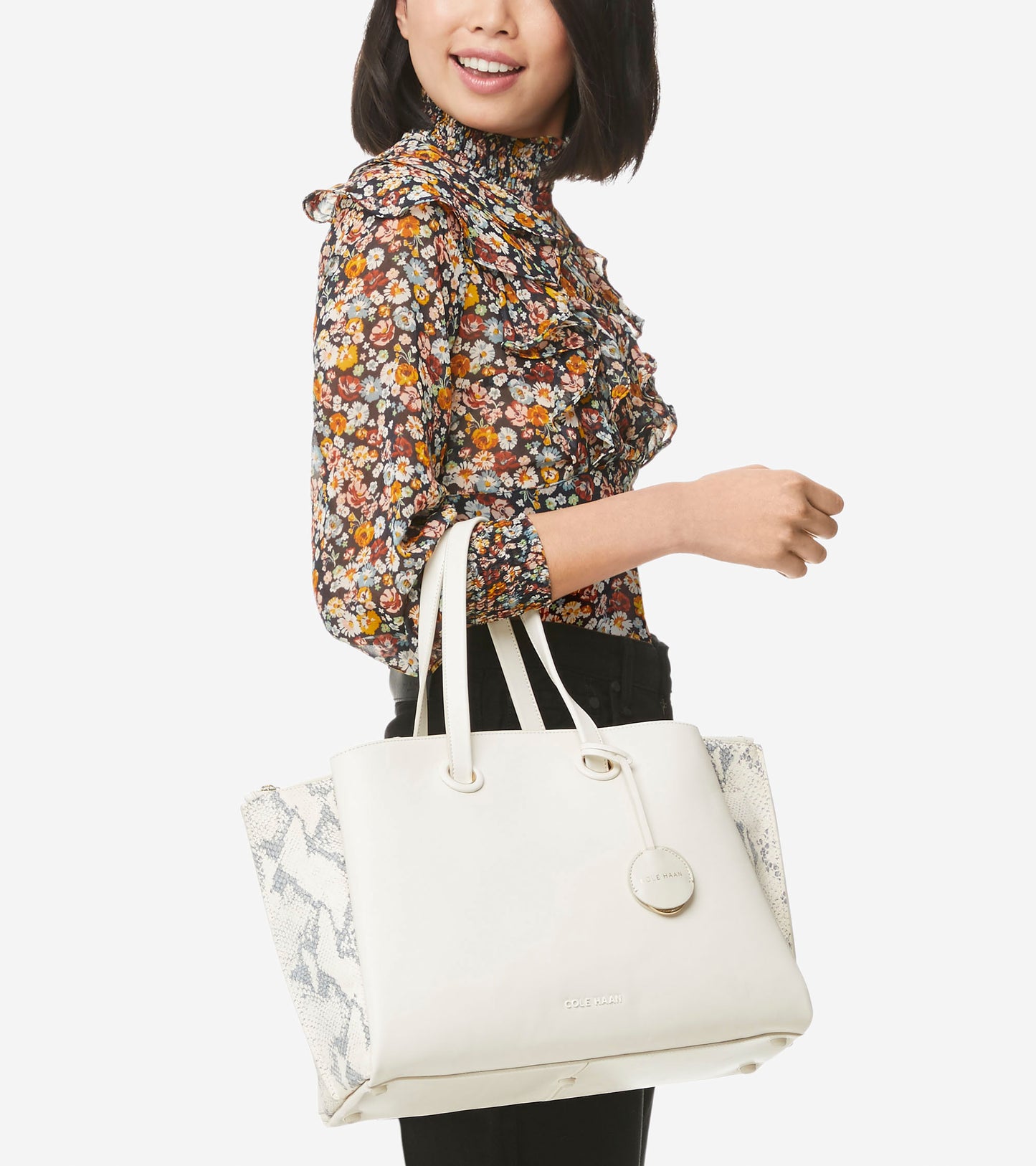 ColeHaan-Grand Ambition Satchel-u04408-Ivory Leather-Ivory Roccia