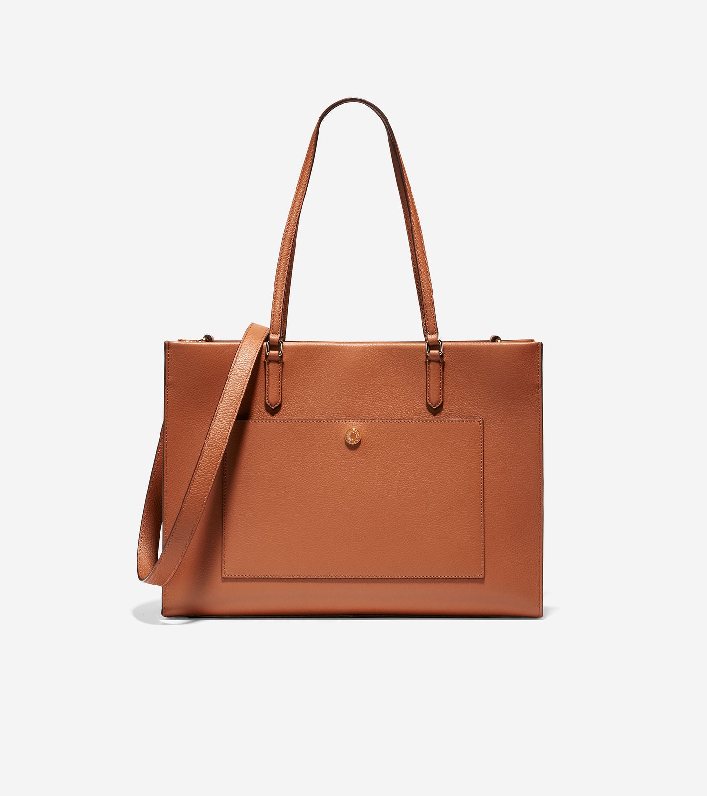 ColeHaan-Grand Ambition Three-In-One Tote Bag-u04429-British Tan Leather-Misty Rose