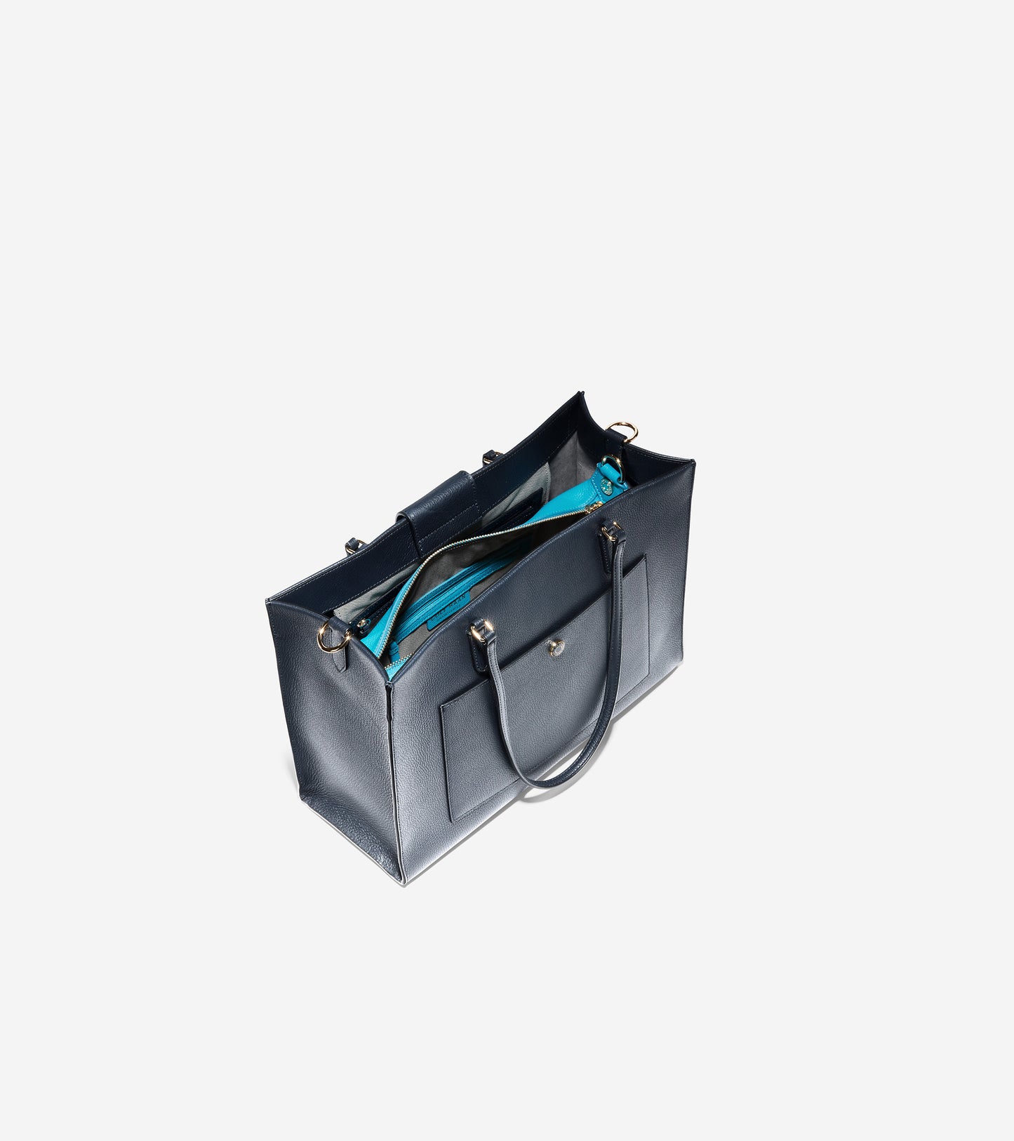 ColeHaan-Three-In-One Tote-u04466-Navy-Caribbean Sea