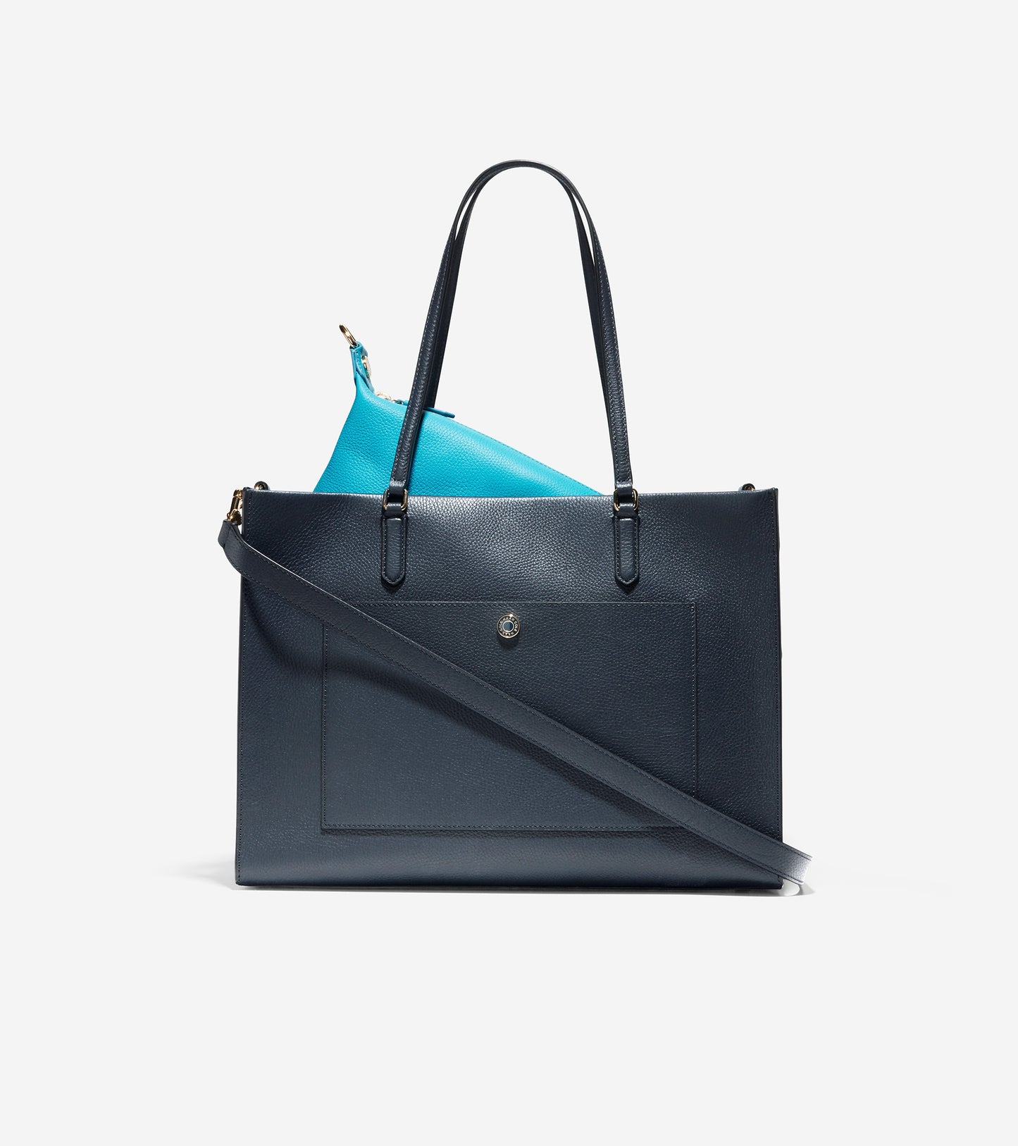 ColeHaan-Three-In-One Tote-u04466-Navy-Caribbean Sea