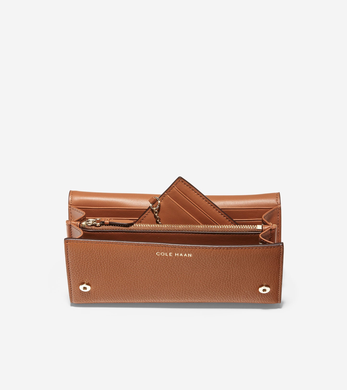 ColeHaan-GRANDSERIES Flap Continental Wallet-u04511-British Tan